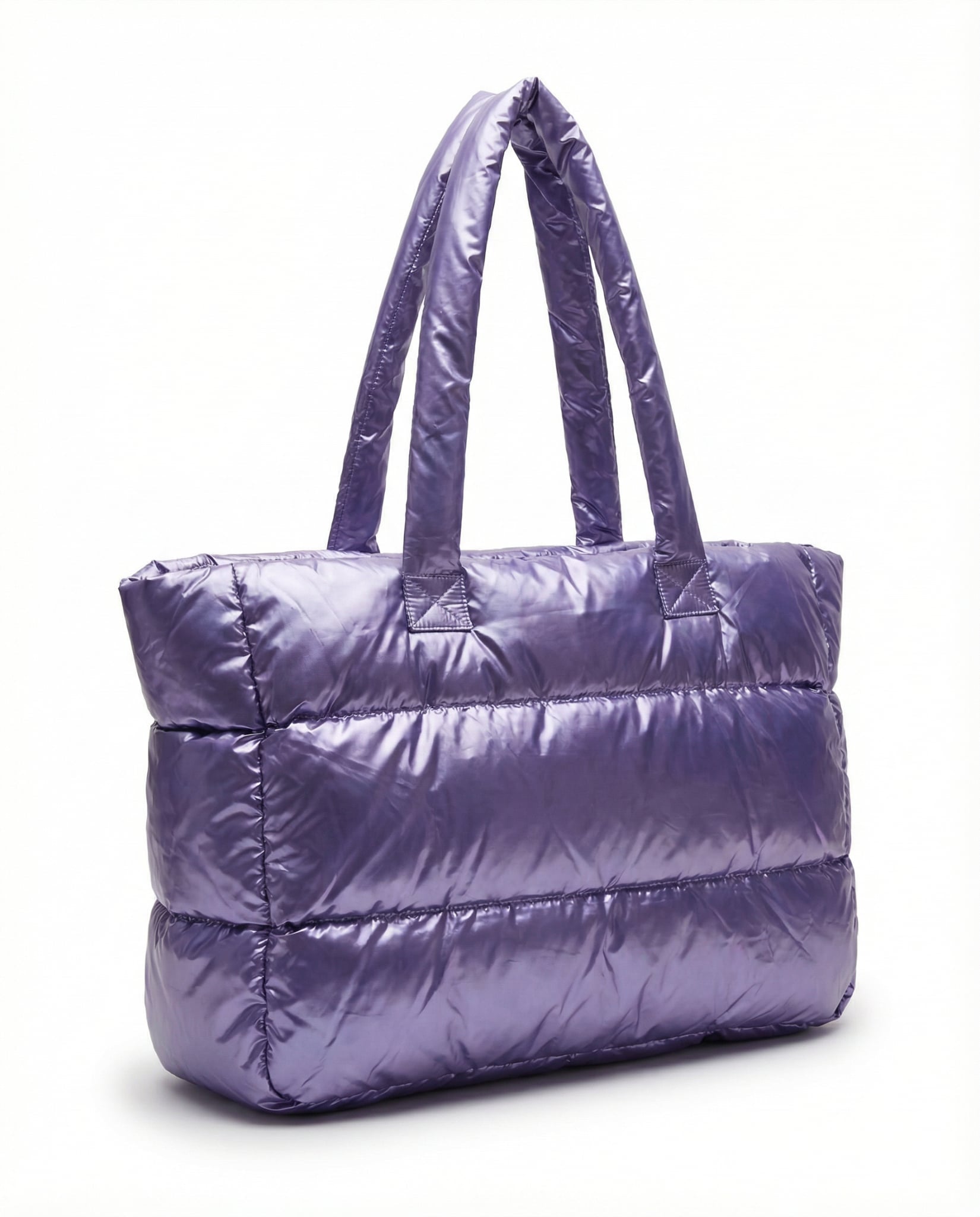 Tas | Puffy | Paars metallic