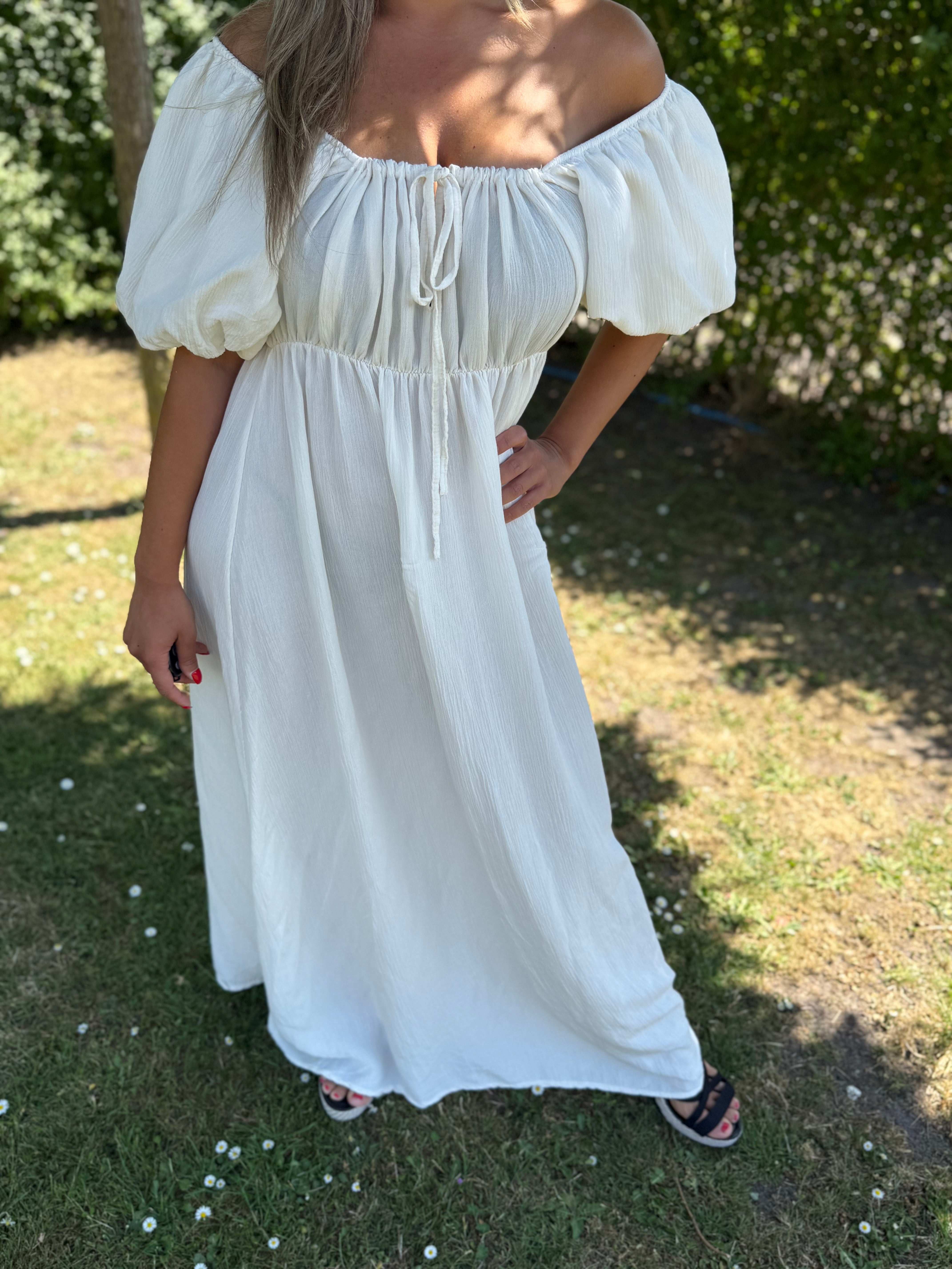 Jurk | Off-shoulder | Creme