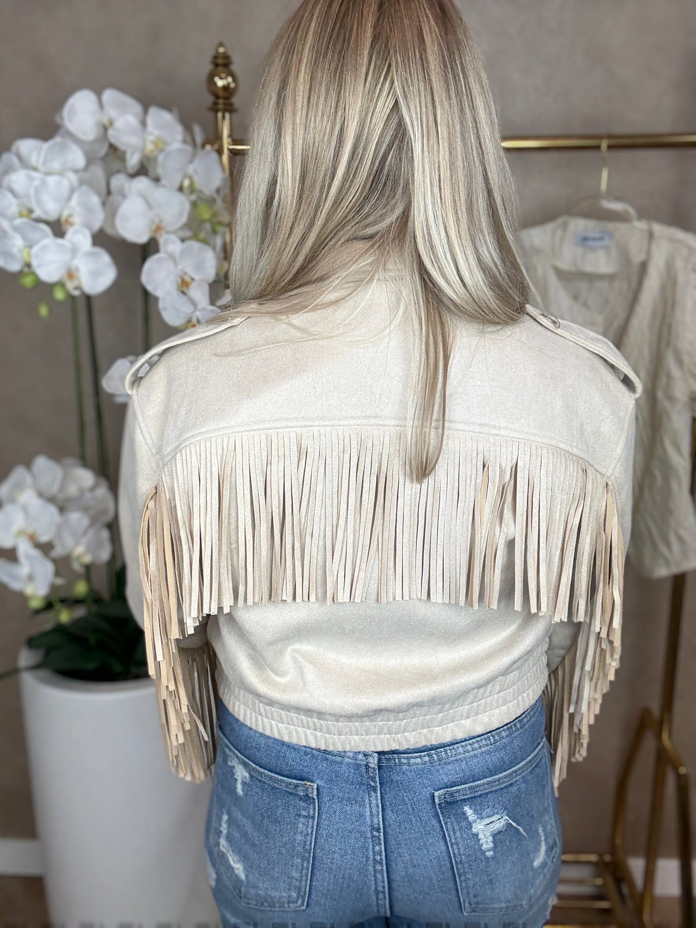 Jasje | Fringes | Beige
