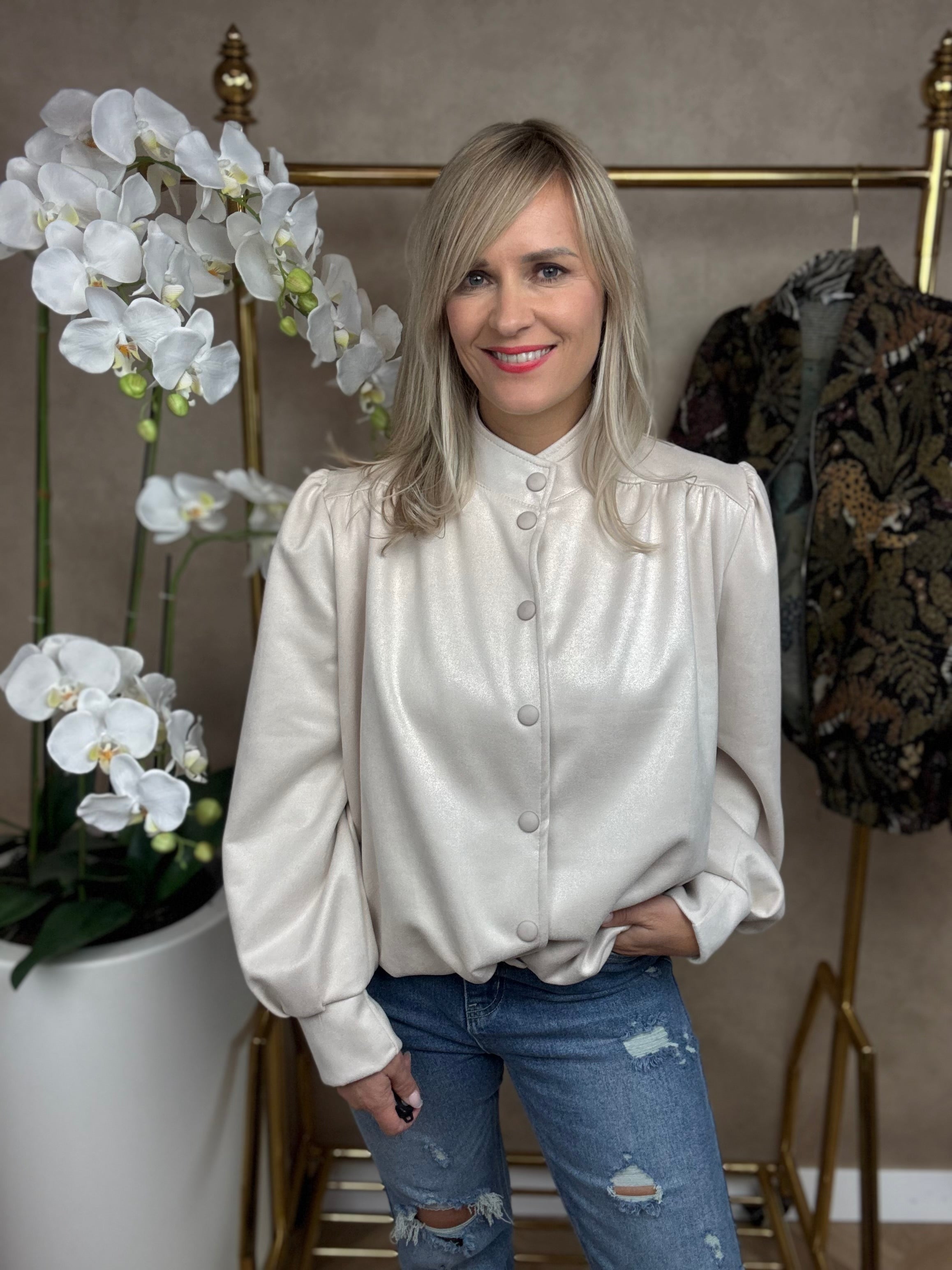 Blouse | Lara | Crème