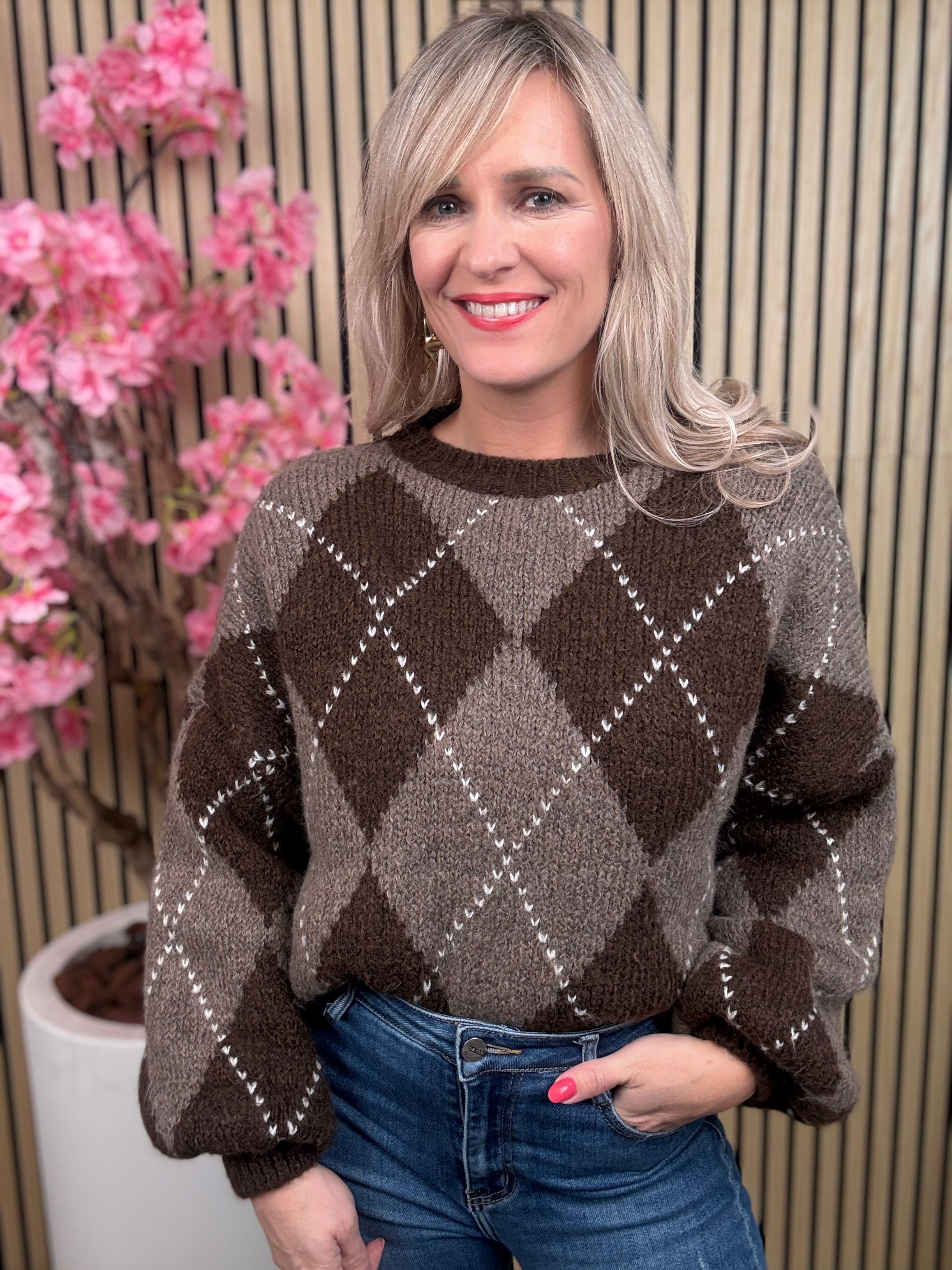 Trui | Ruitjes | Ambika