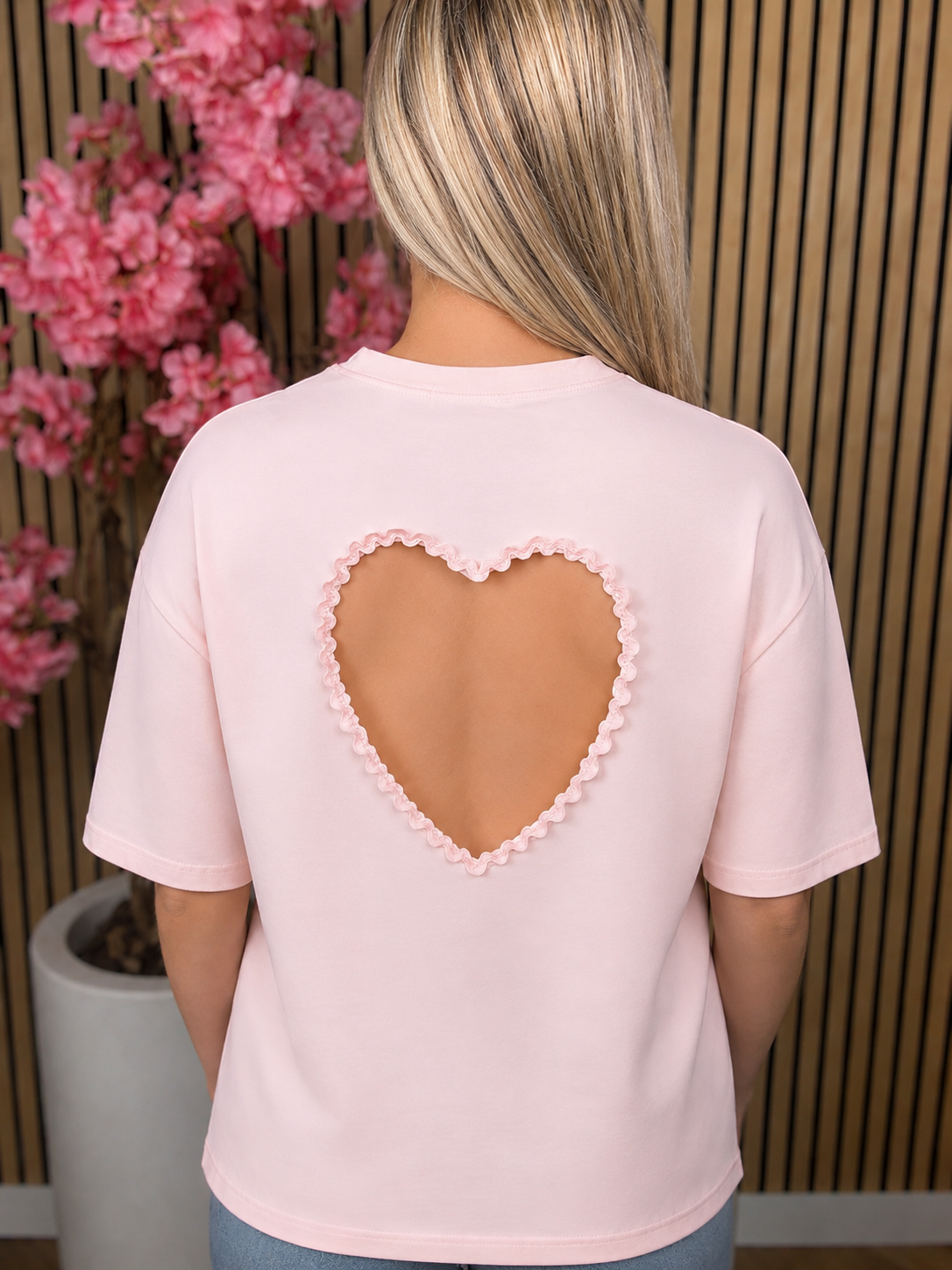Shirt | Hartje | Roze