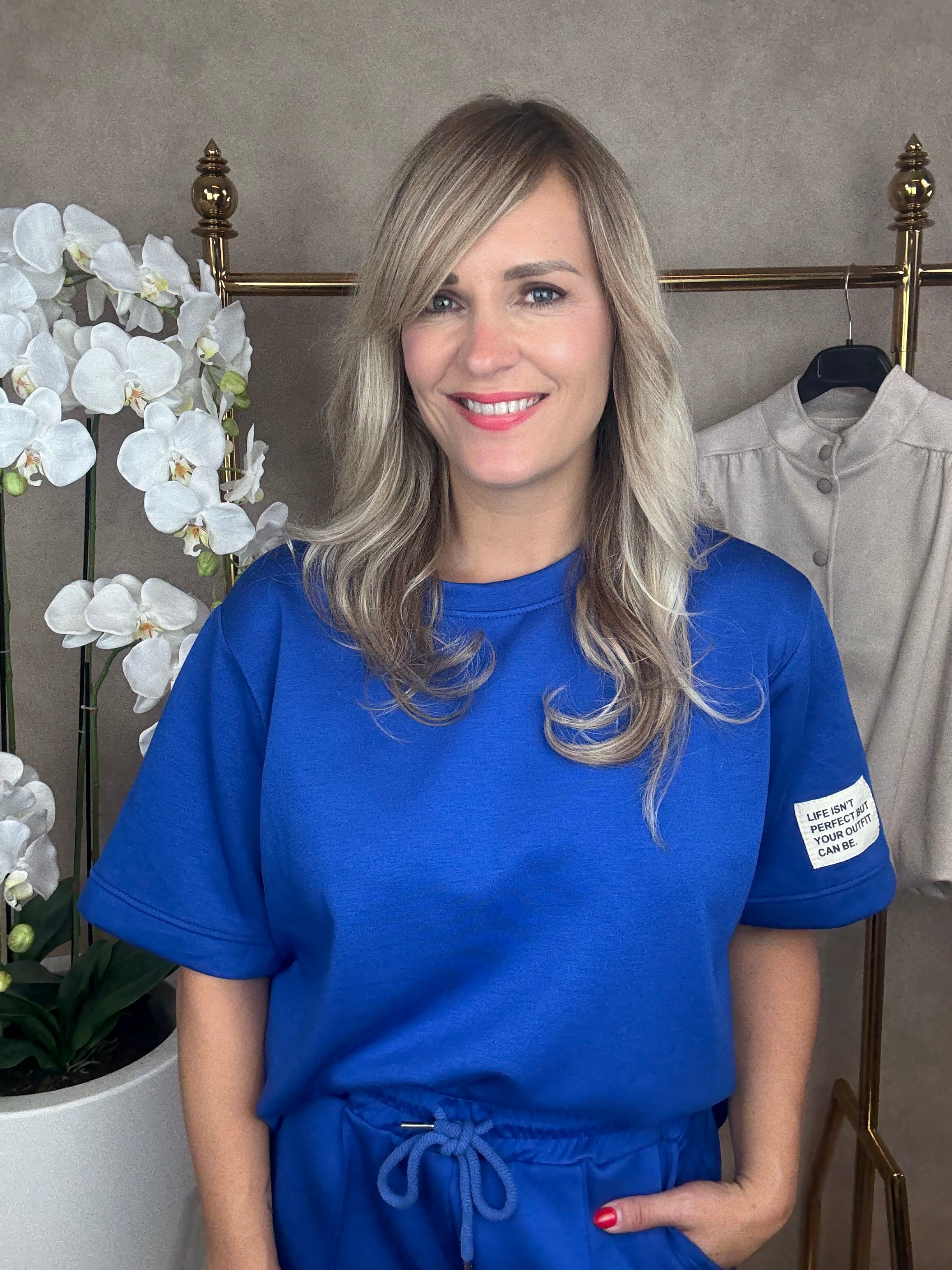 Set | Joggingpak | kobaltblauw