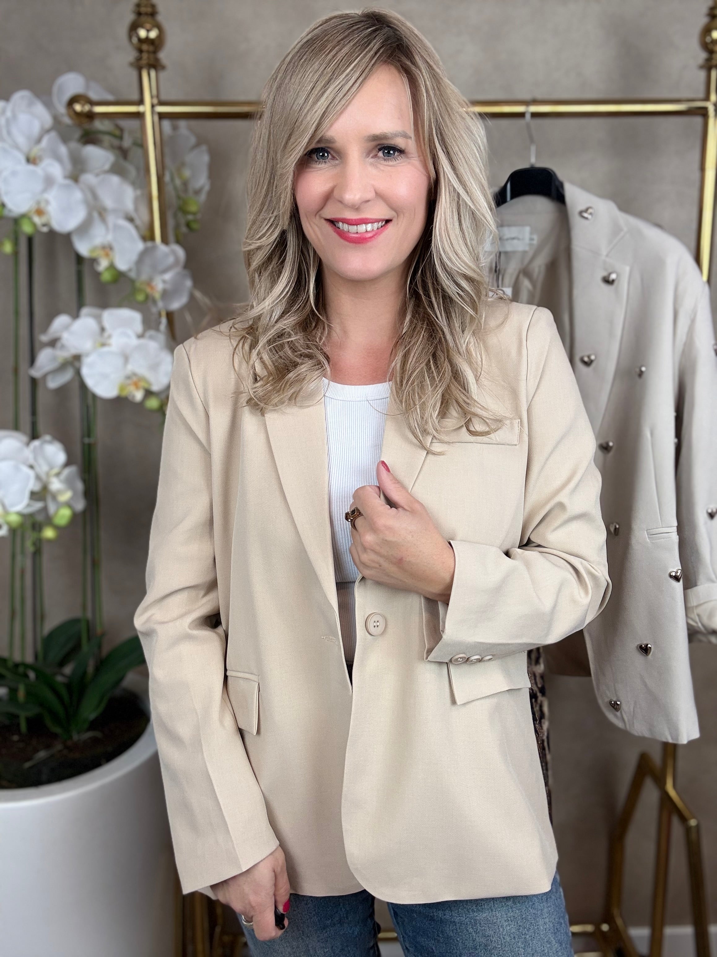 Blazer | Tijgerpint | Taupe