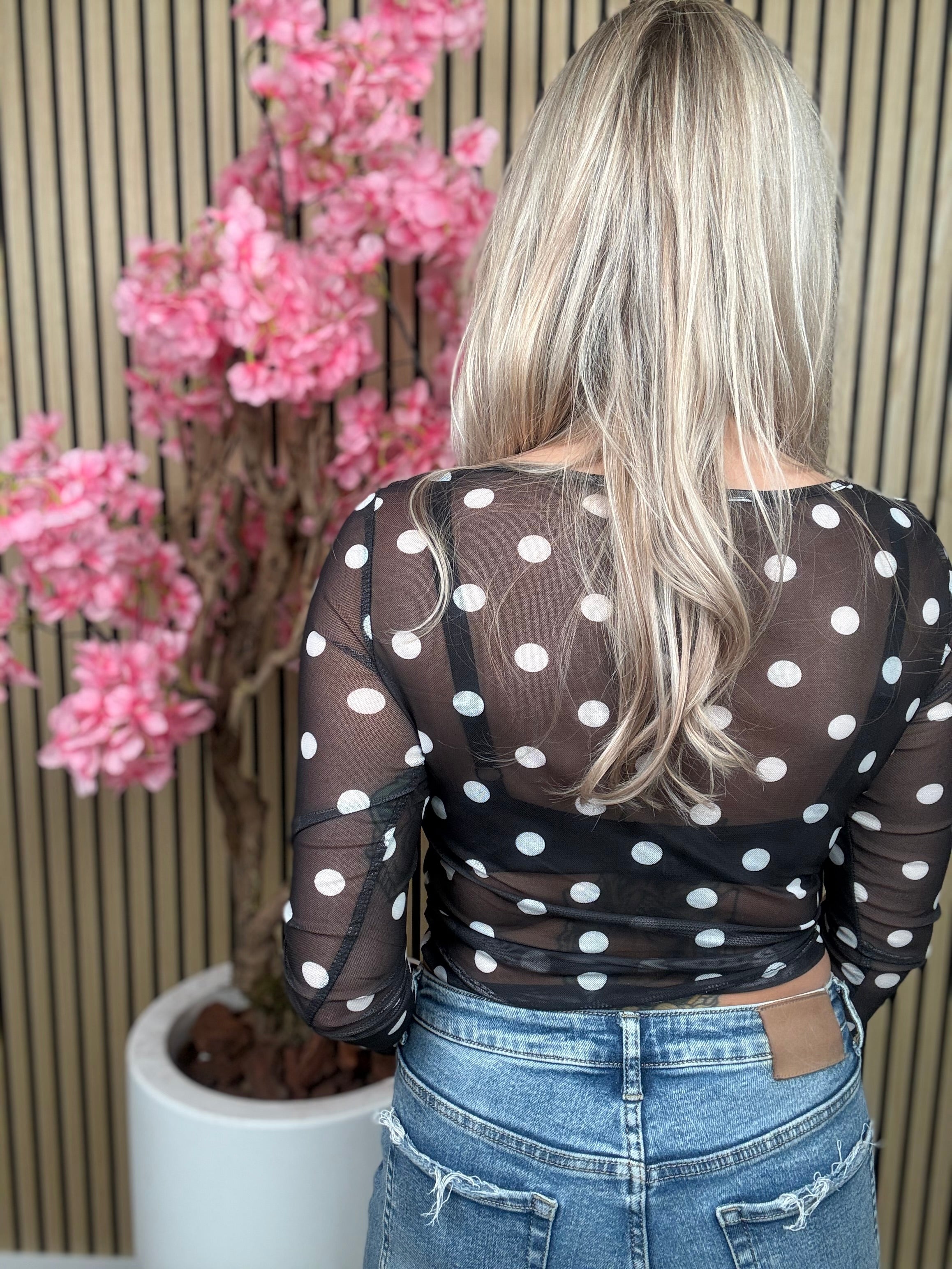 Top | Stippen | Zwart