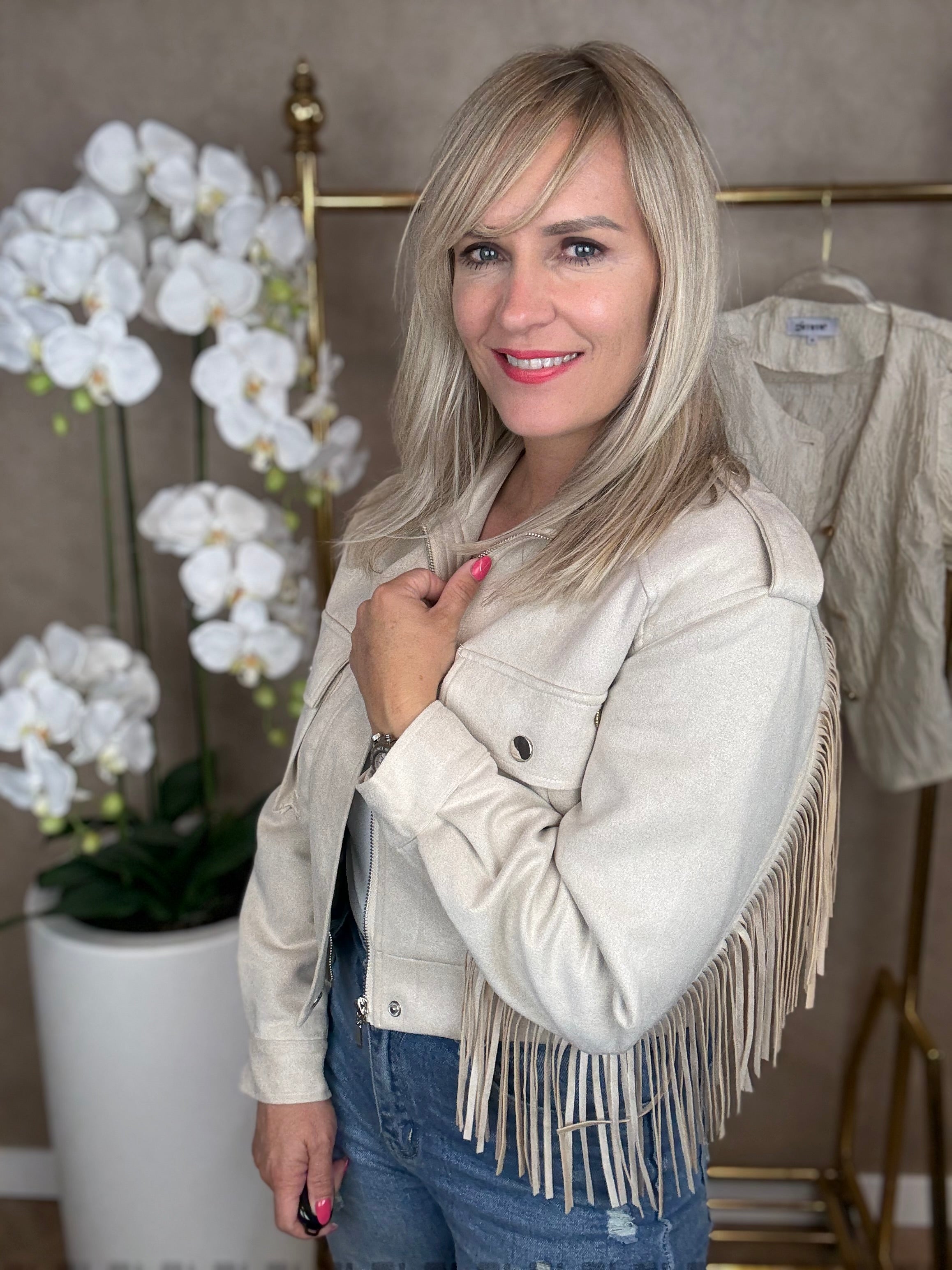 Jasje | Fringes | Beige