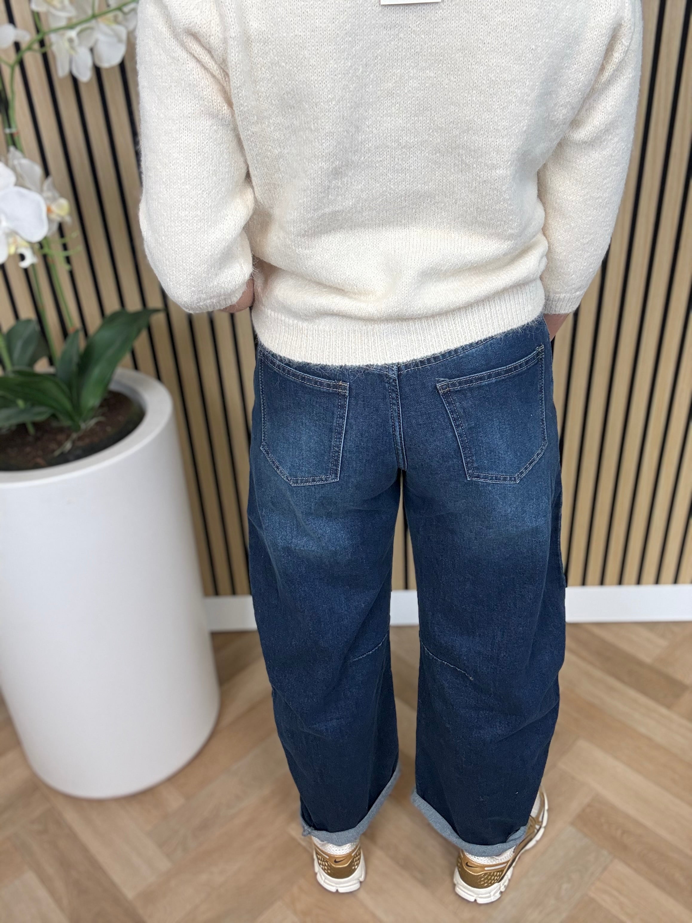 Jeans | Balloon | Donkerblauw