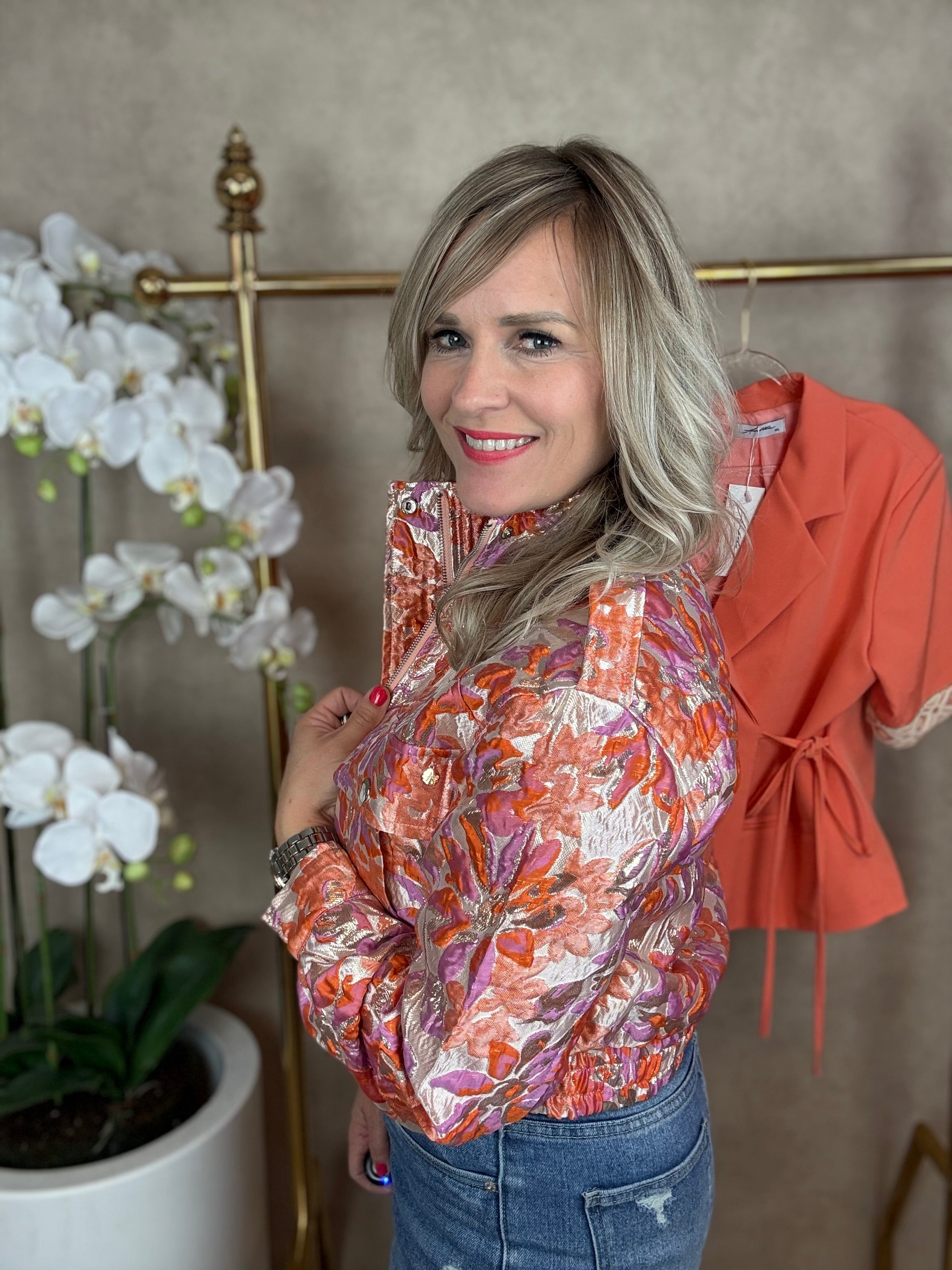 Bomberjack | Roze | Oranje