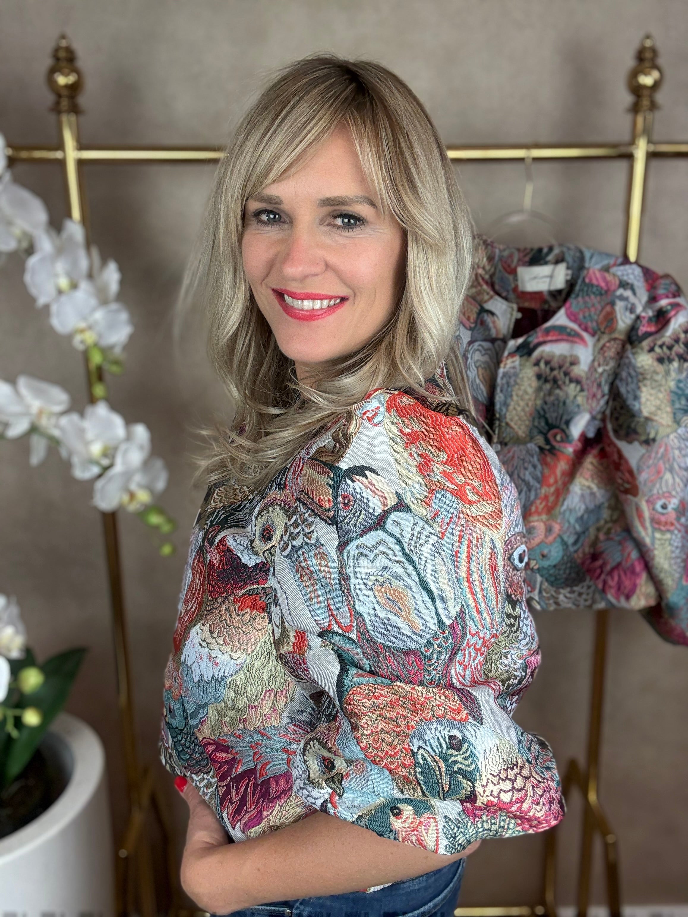 Truitje | Vogelprint | Roze