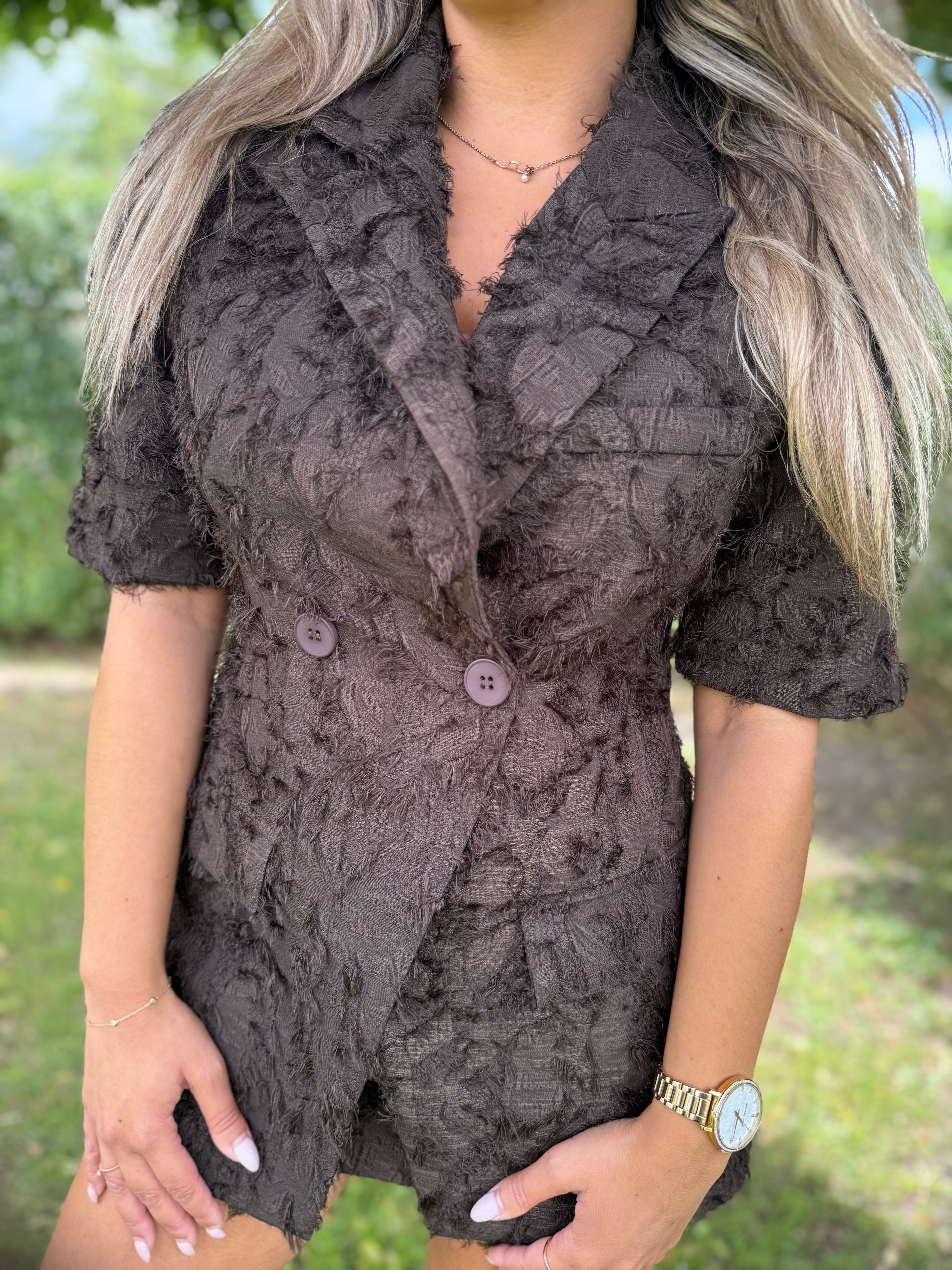 Blazer | Celine | Donker Bruin