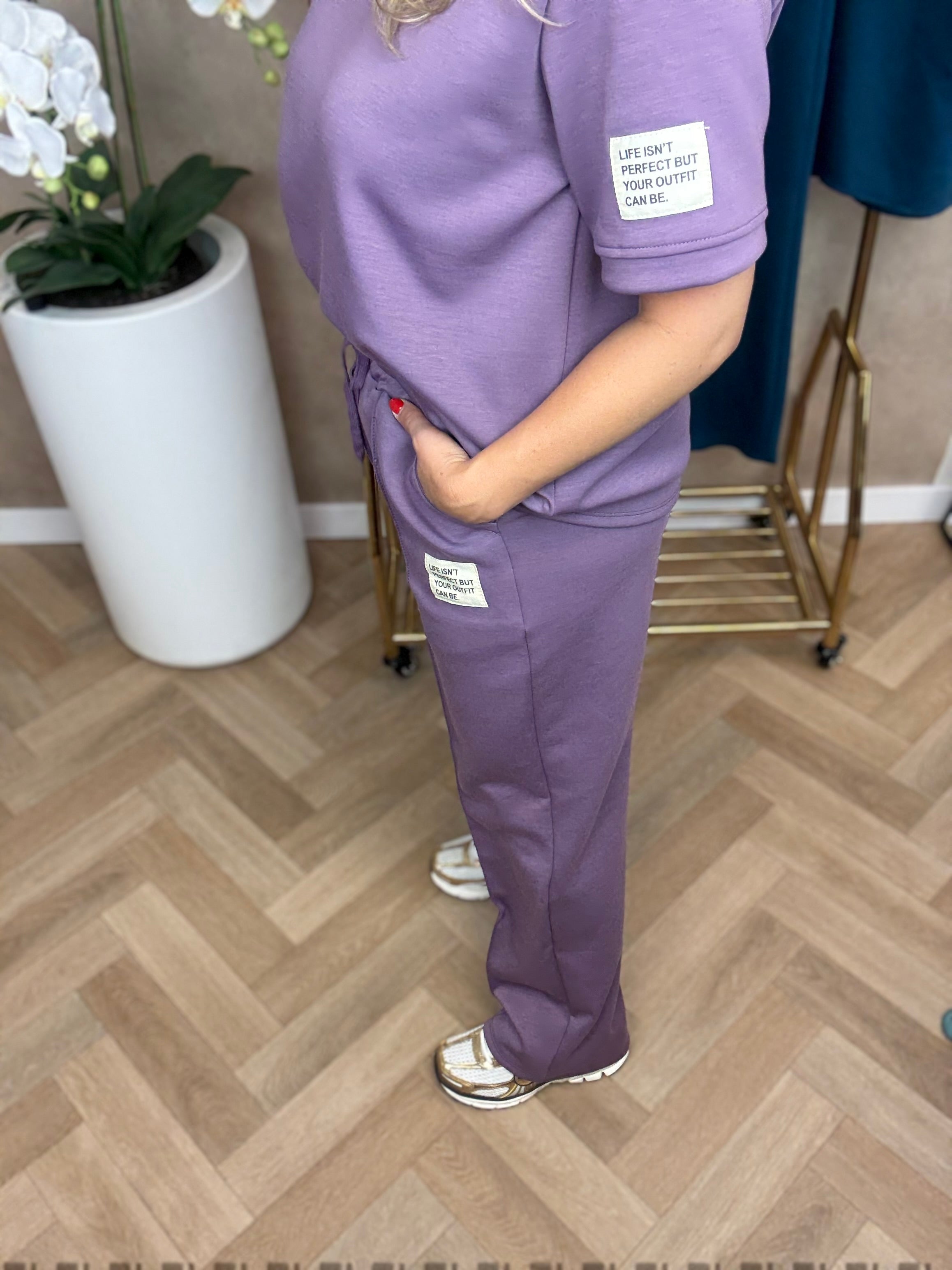 Set | Joggingpak | Paars