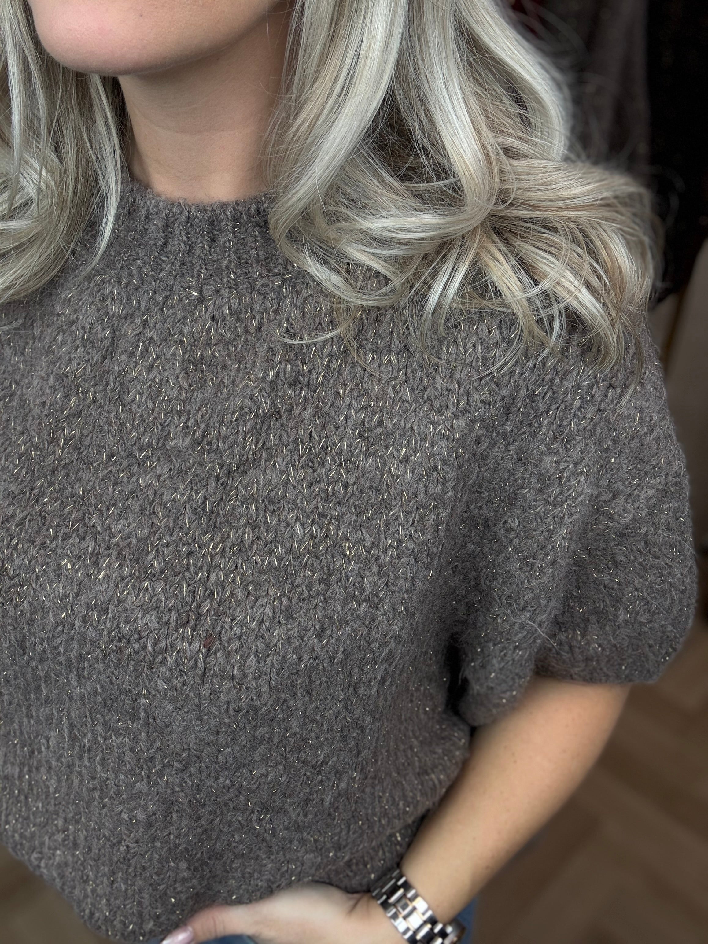 truitje | Ambika Gebreid Taupe