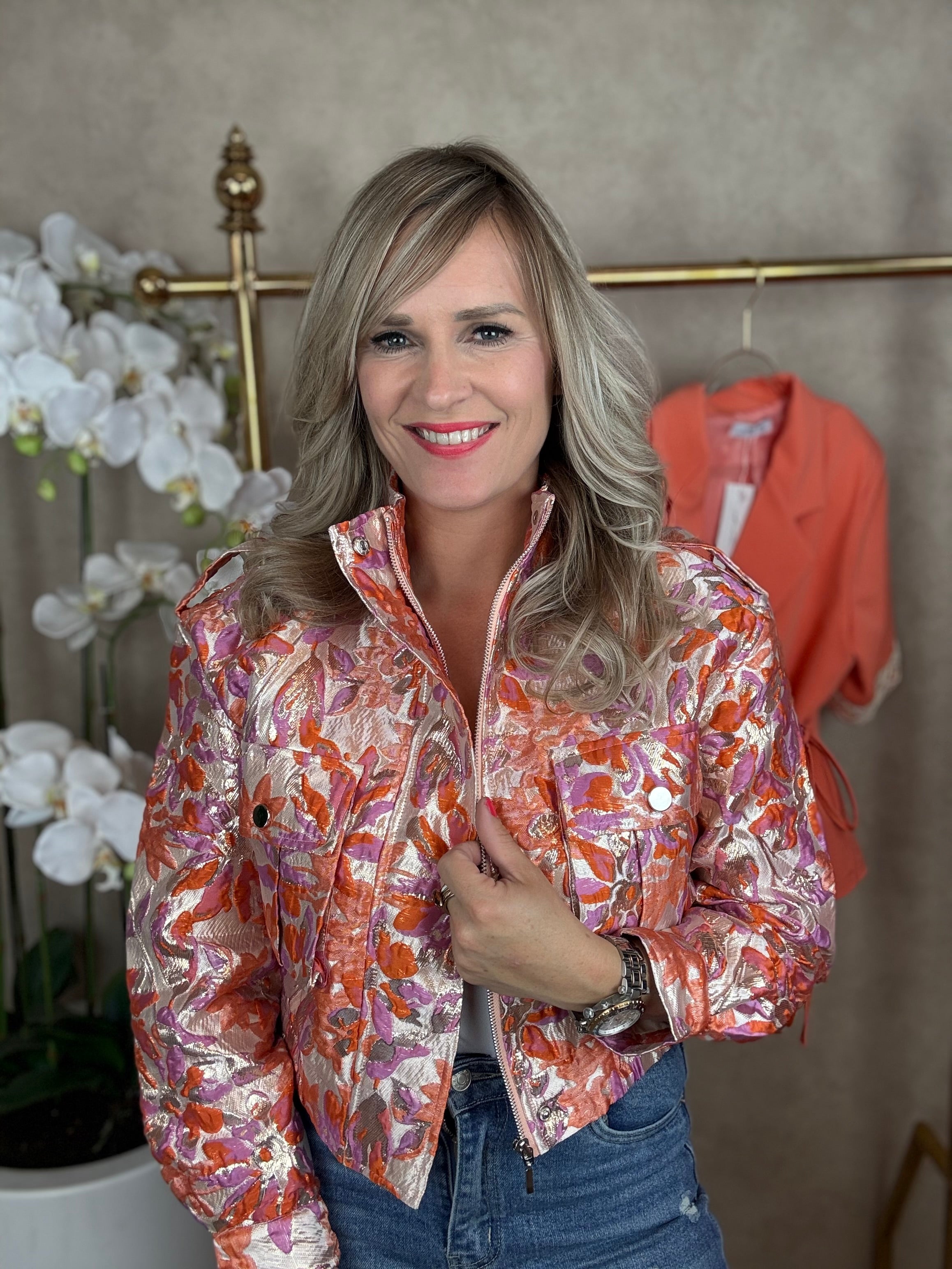 Bomberjack | Roze | Oranje