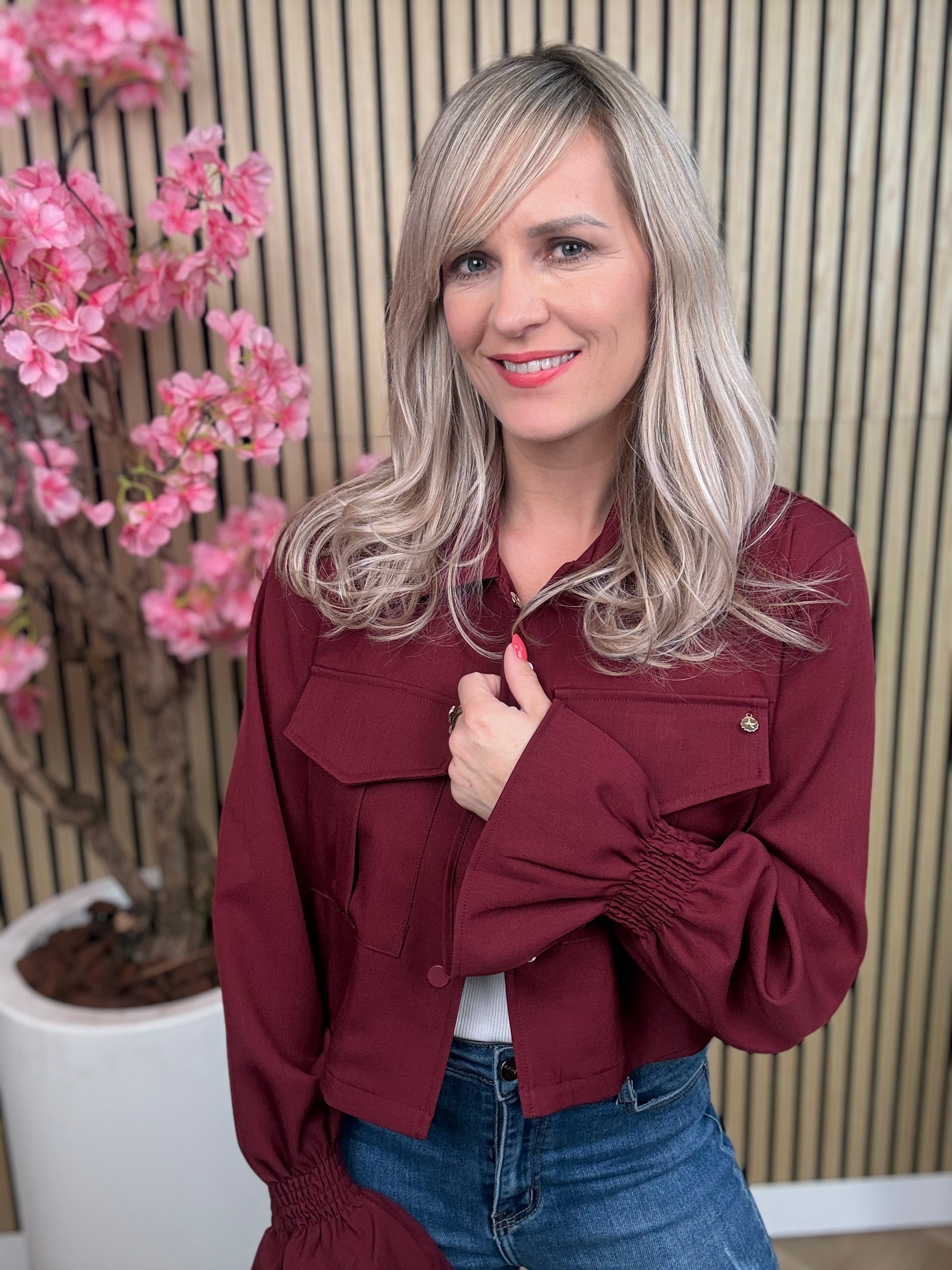 Jasje | Milou | bordeaux rood