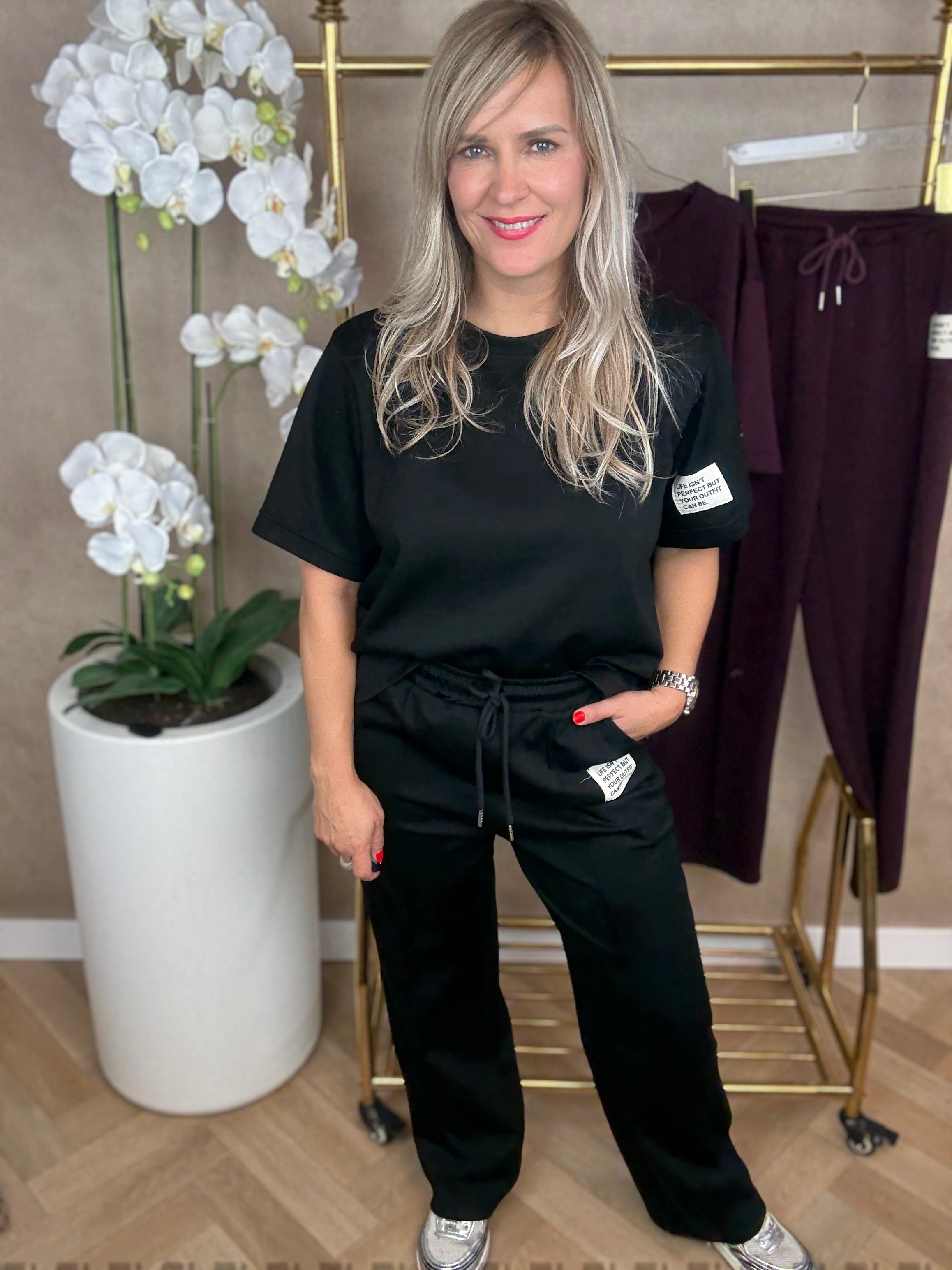 Set | Joggingpak | Zwart