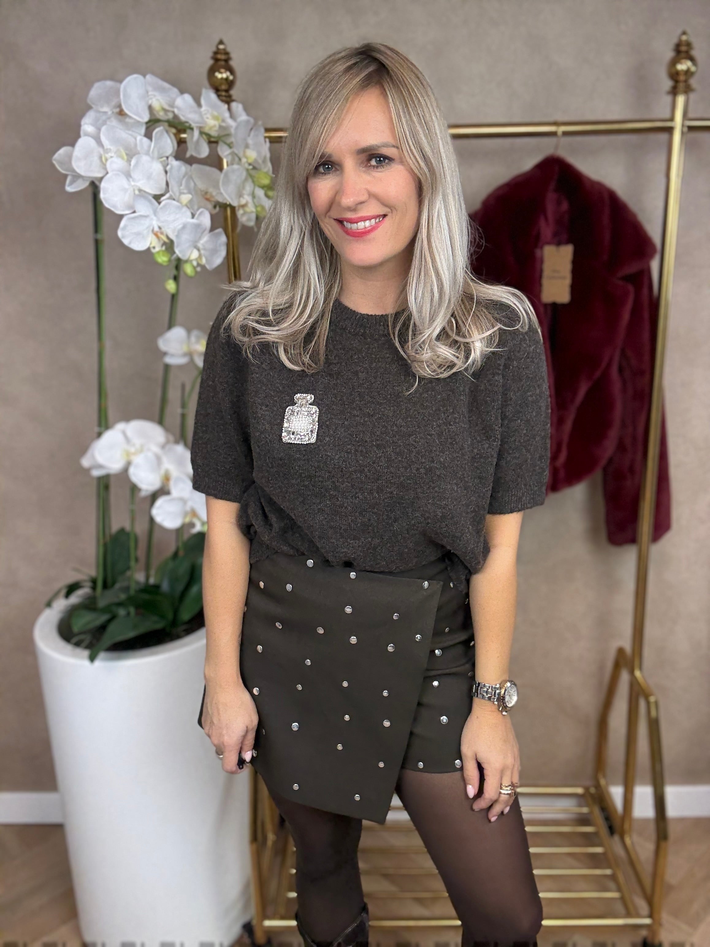 Broekje | Studs | Chocolade bruin