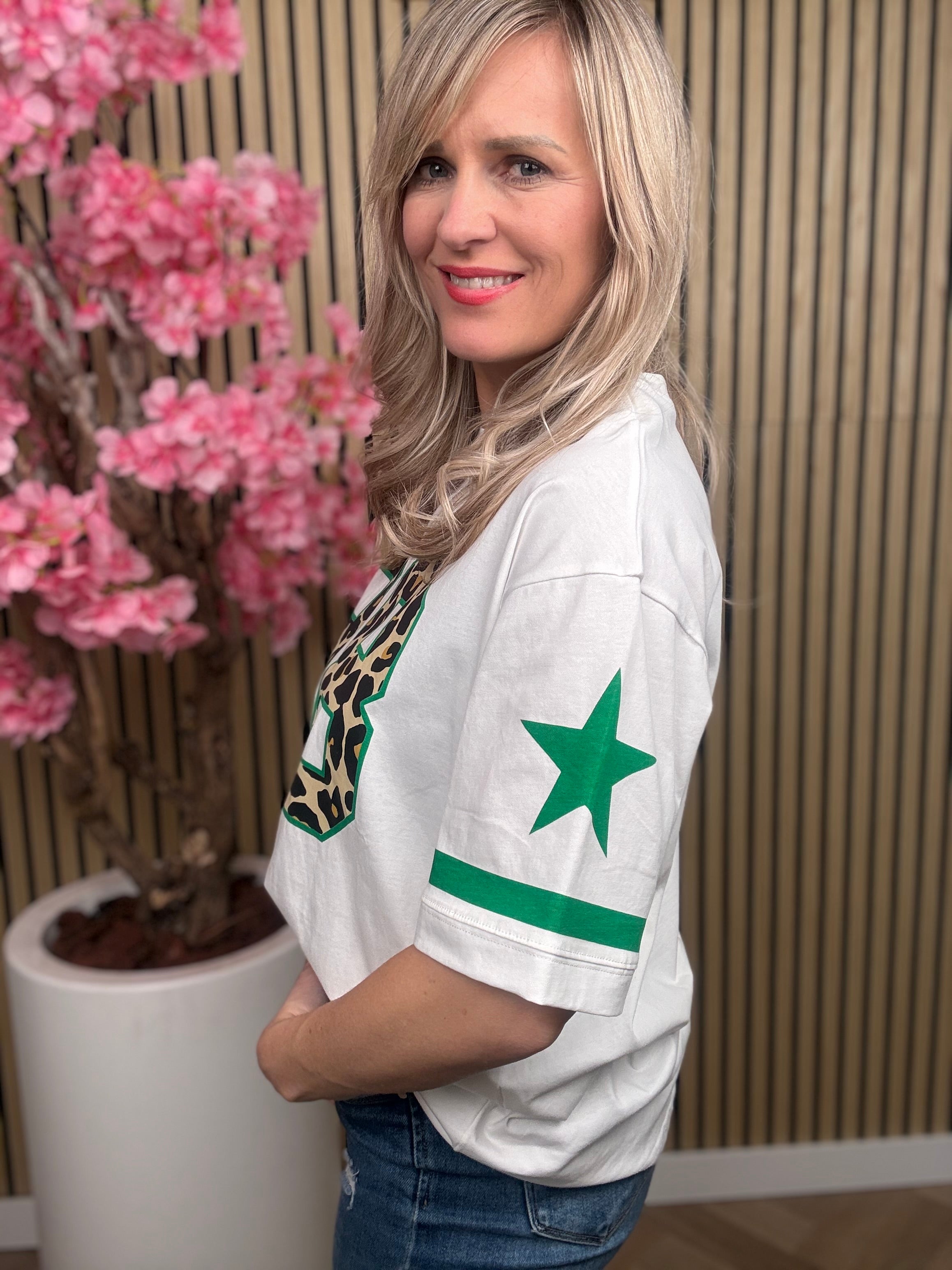 T-Shirt | Sporty Girl | Wit