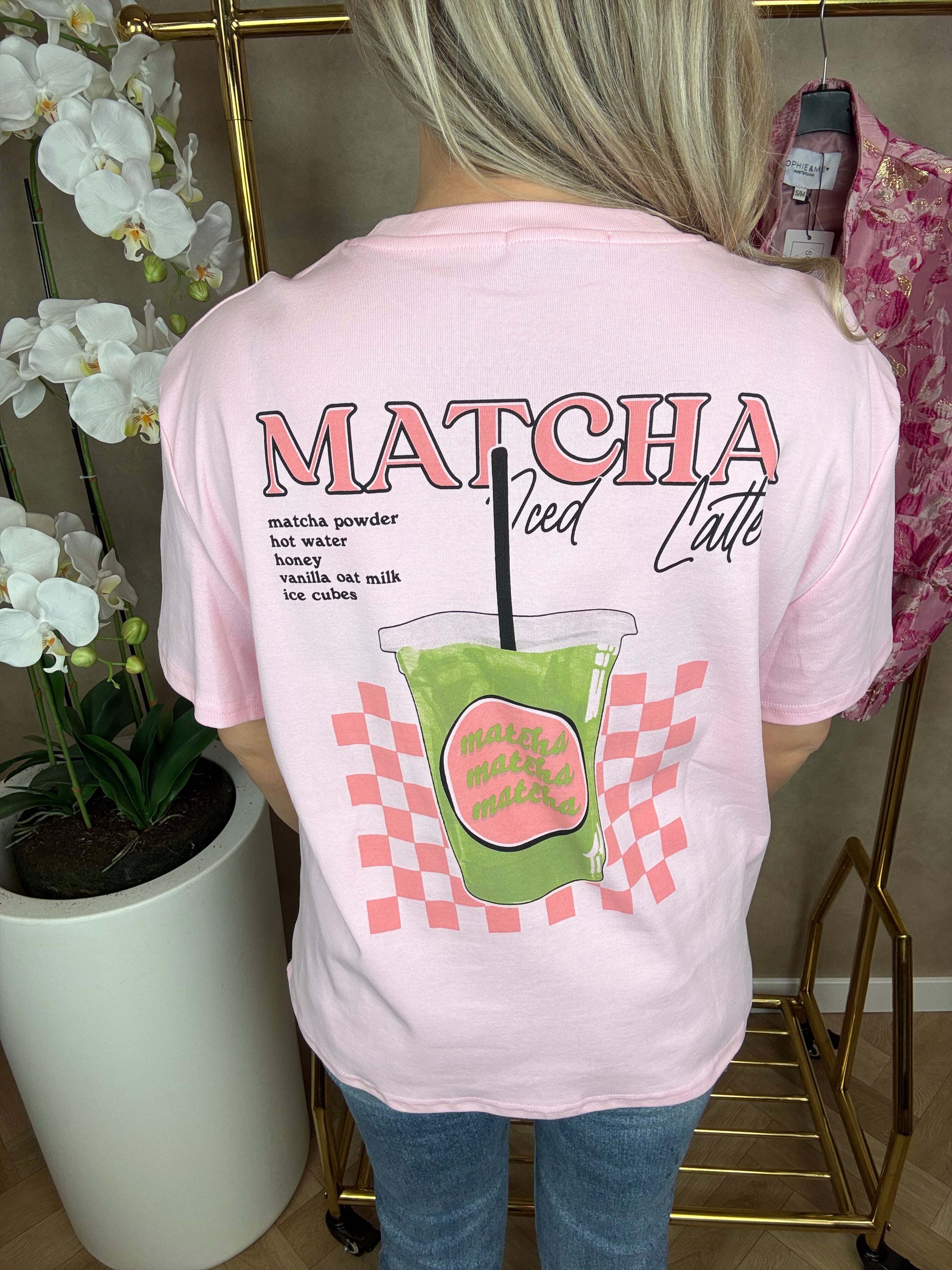 Shirt | Matcha | roze