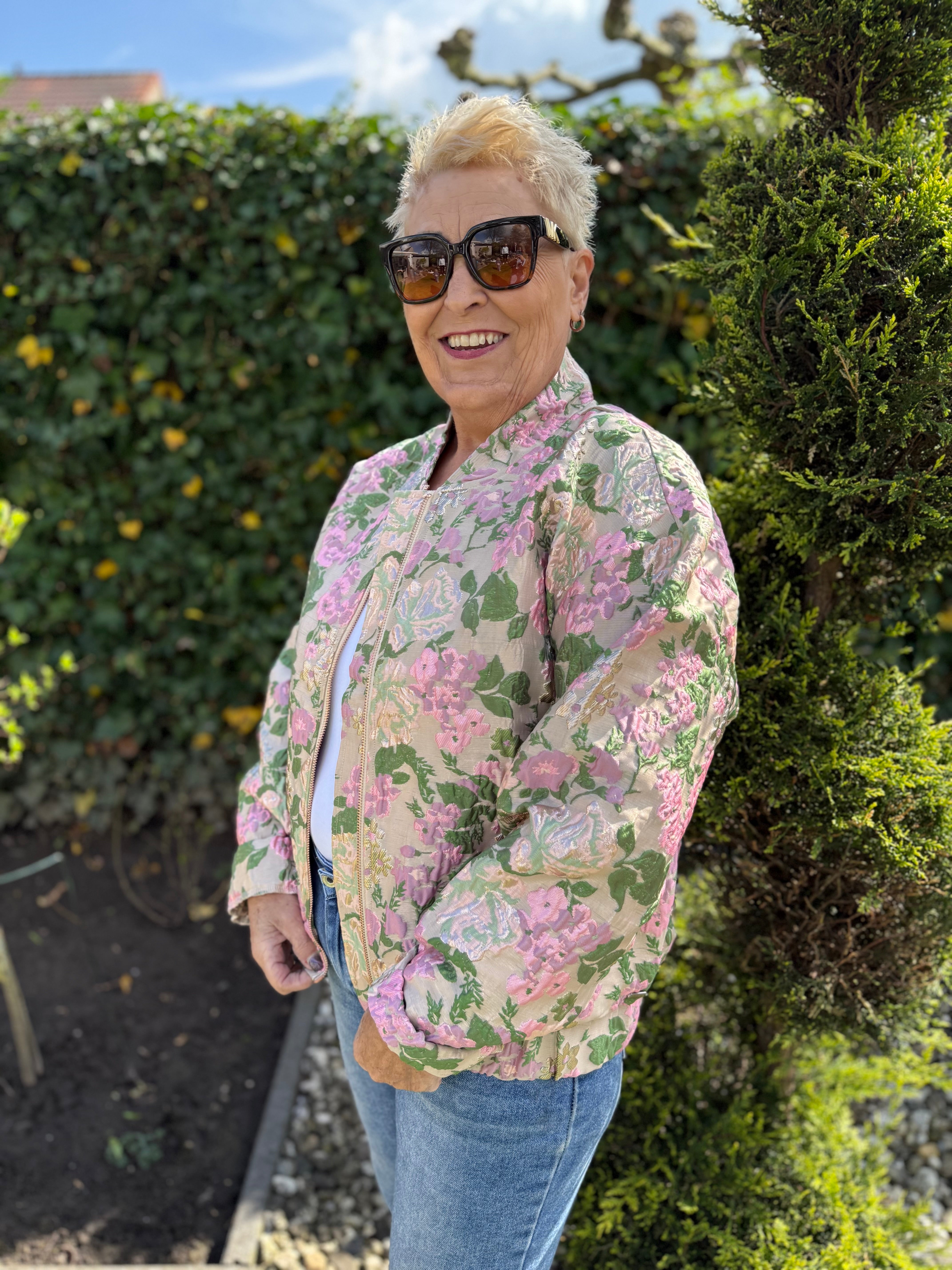 Bomberjack | Ambika Flower | Roze