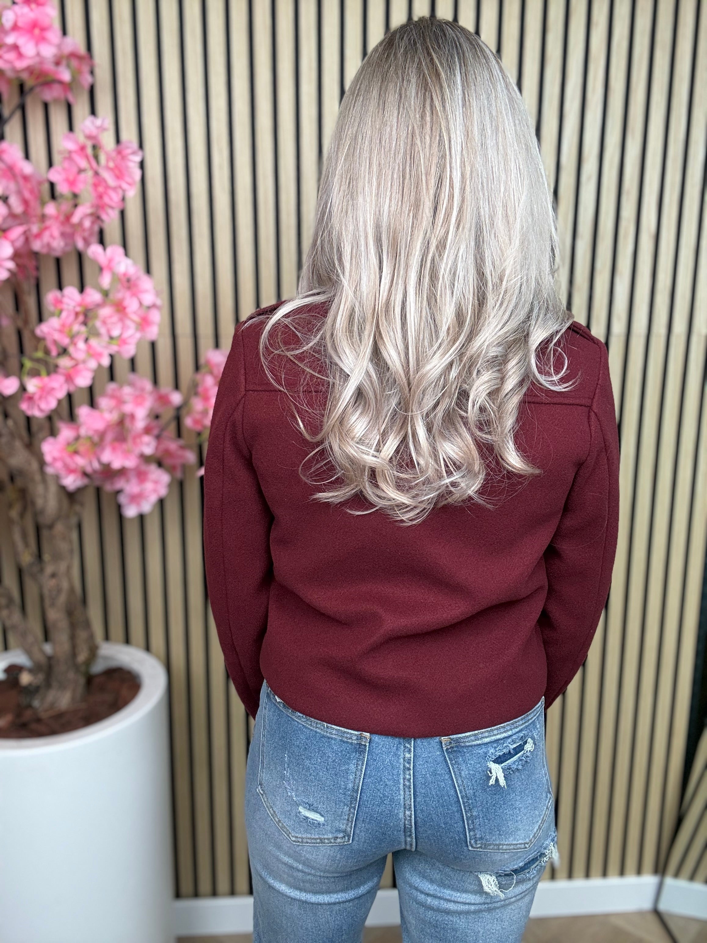 Jasje | Britt | Bordeaux rood