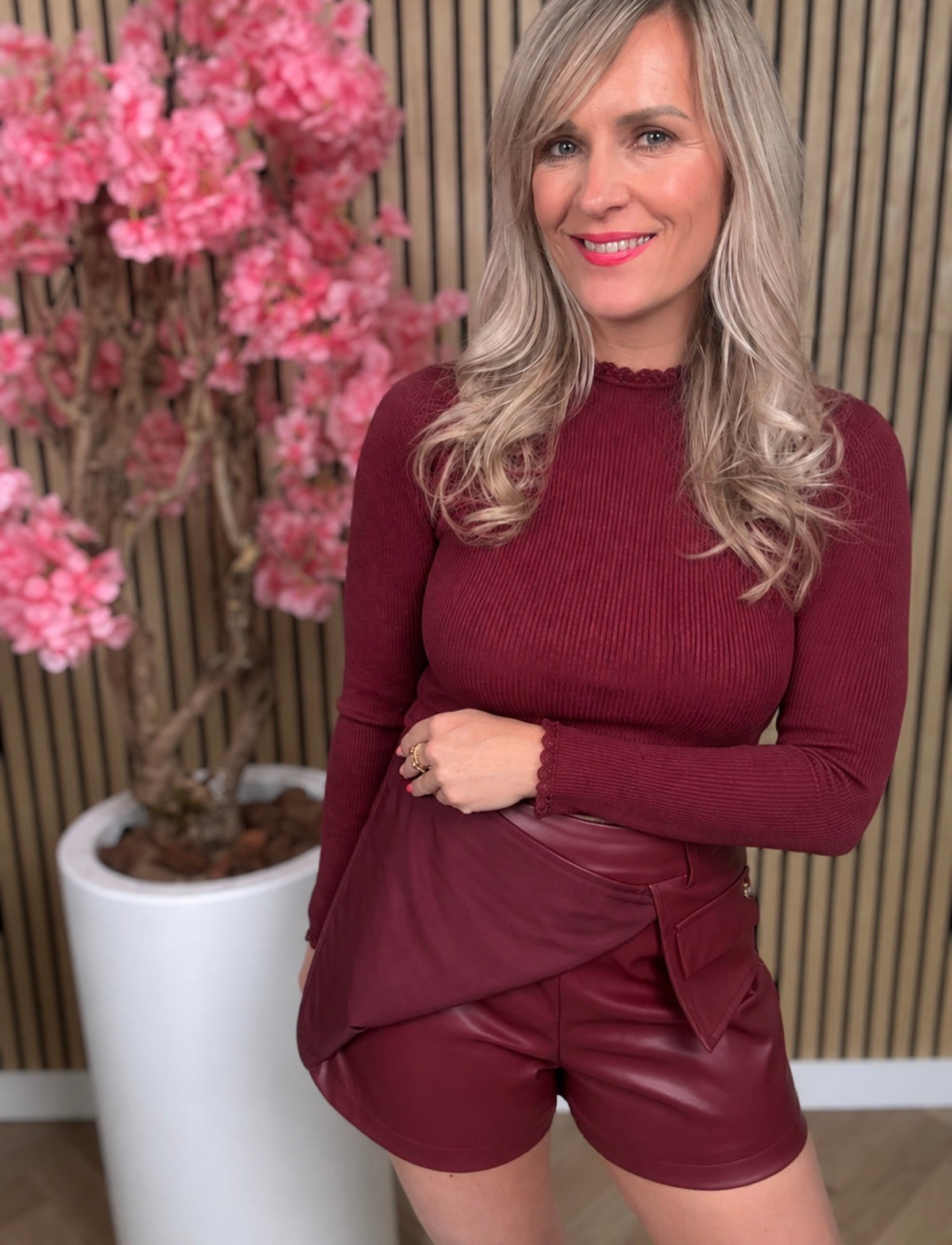 Skort | Ambika | bordeauxrot