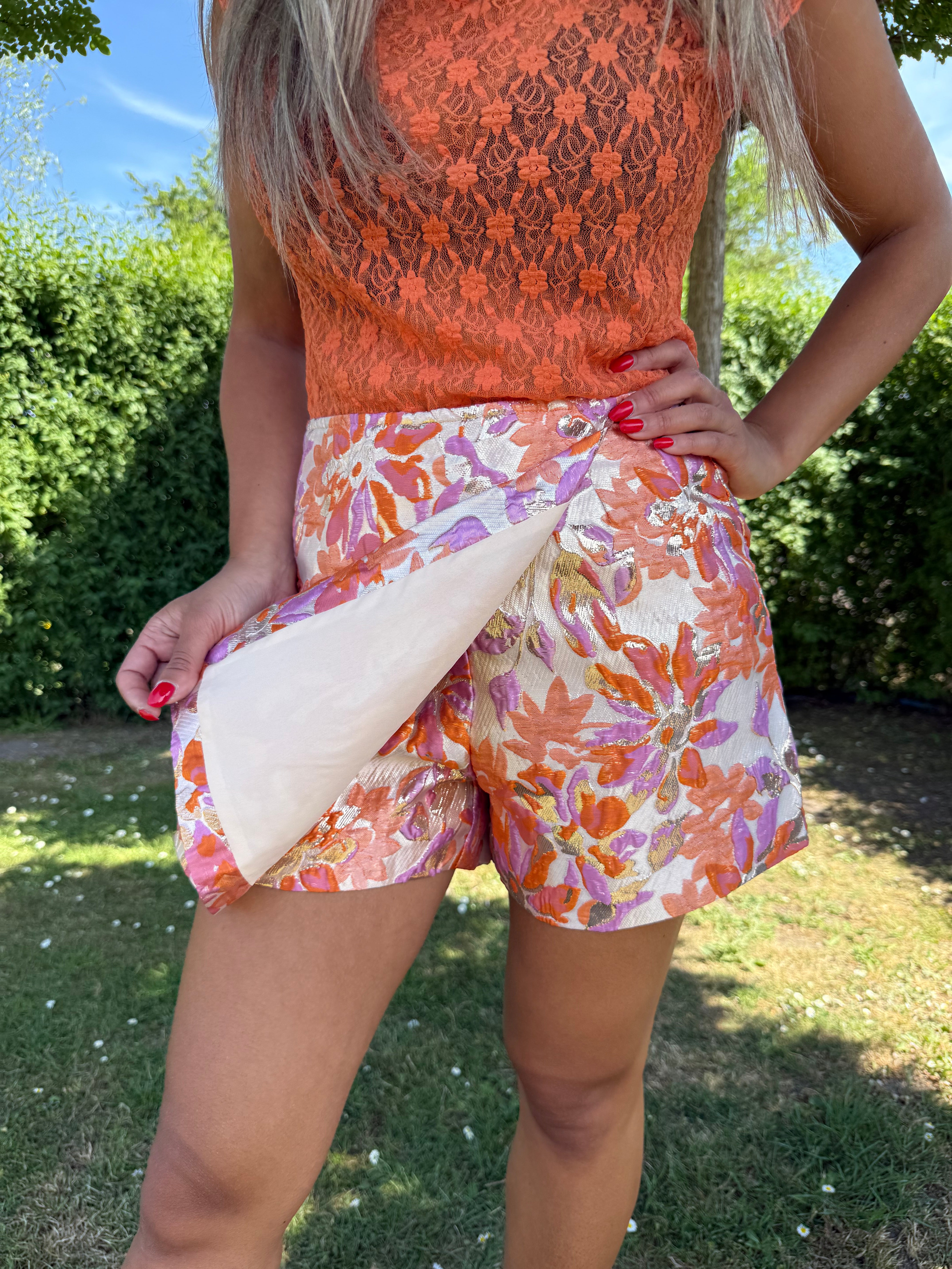 Broekje | Rokje| Oranje-Roze