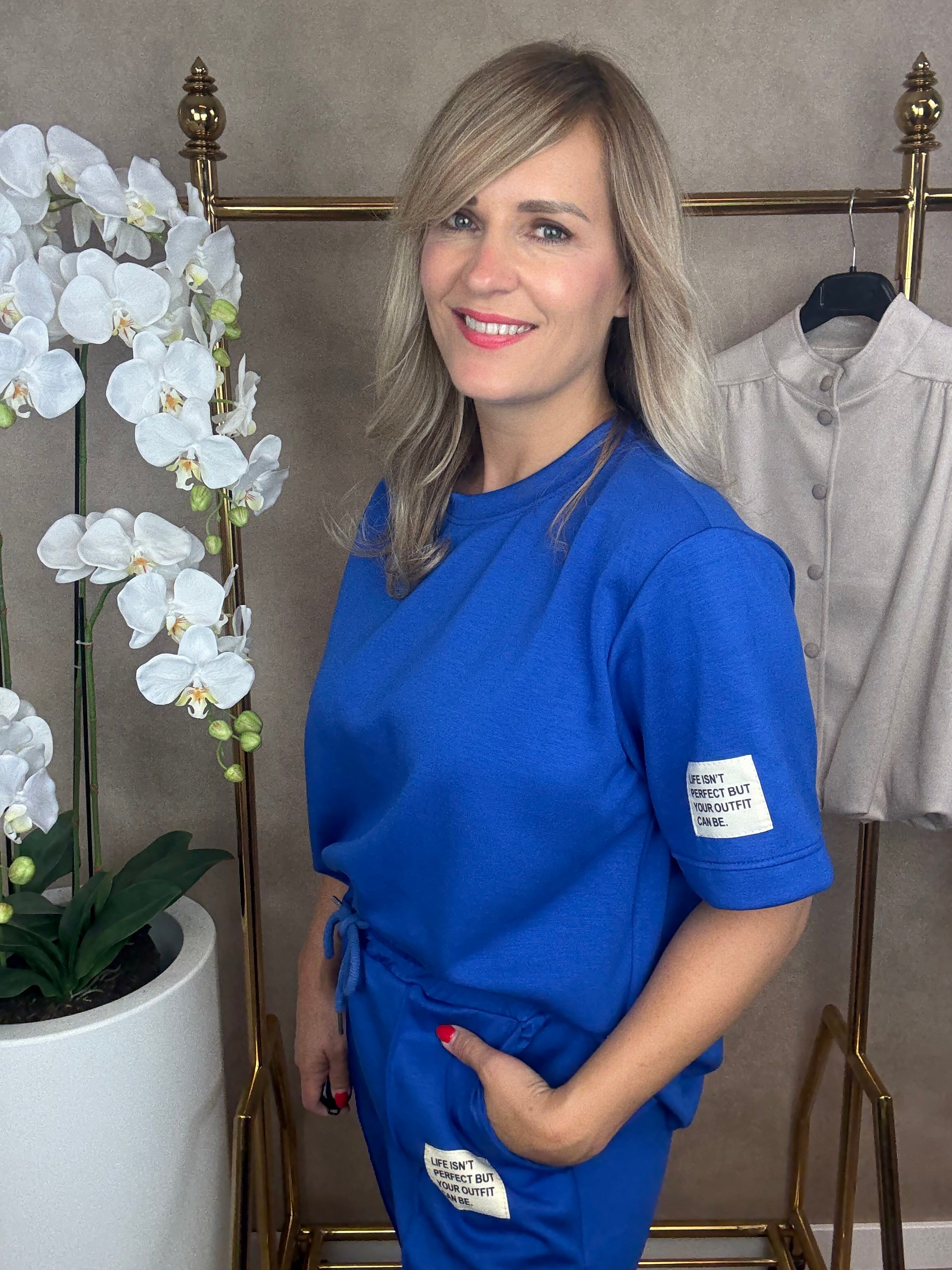 Set | Joggingpak | kobaltblauw