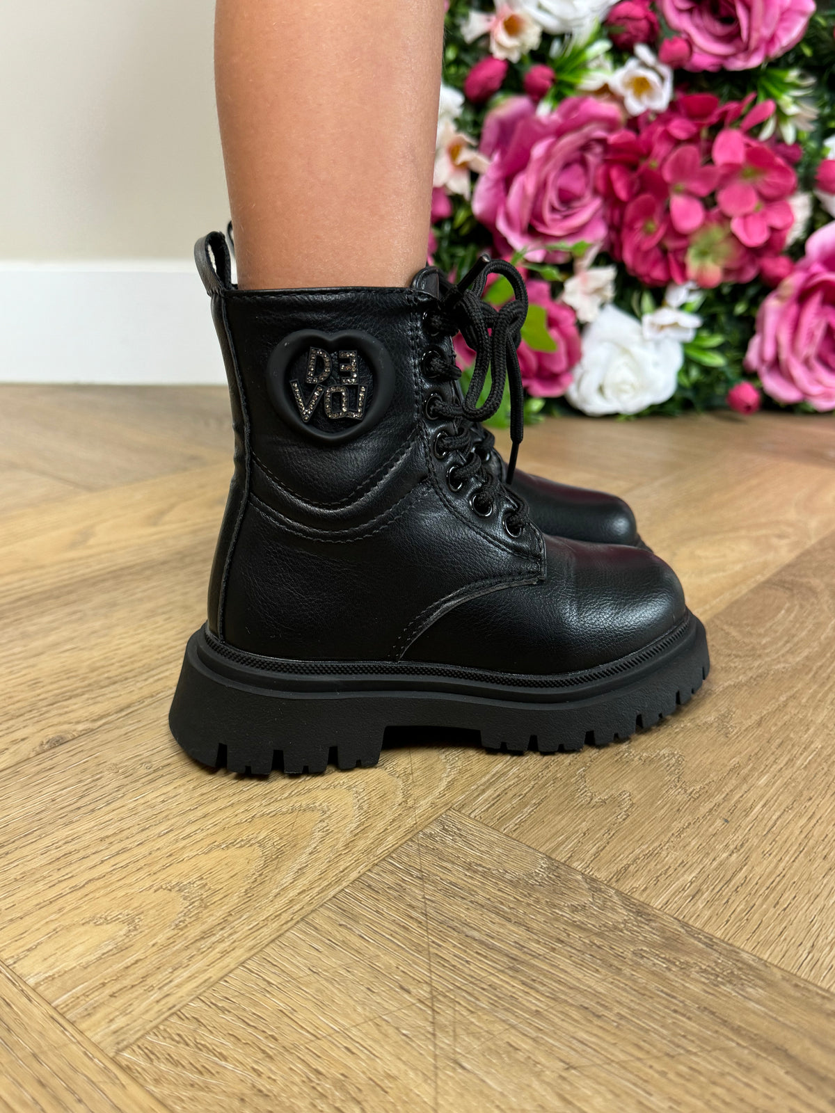 Kinderstiefel | Liebe | Schwarz