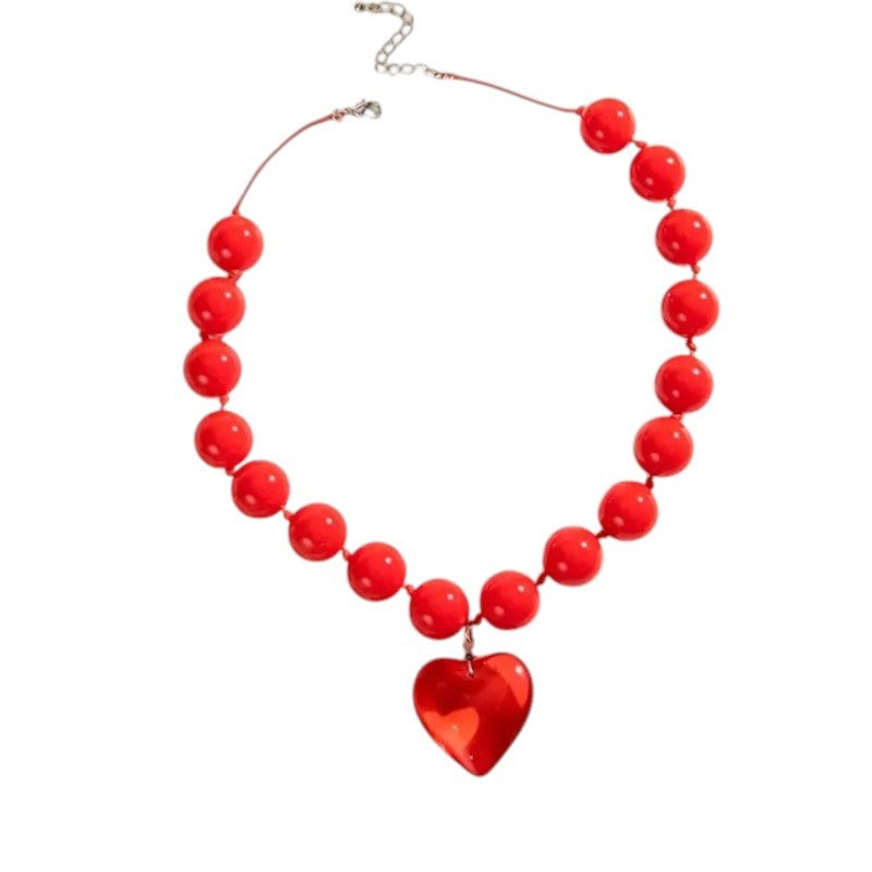 Ketting| Hartje | Rood