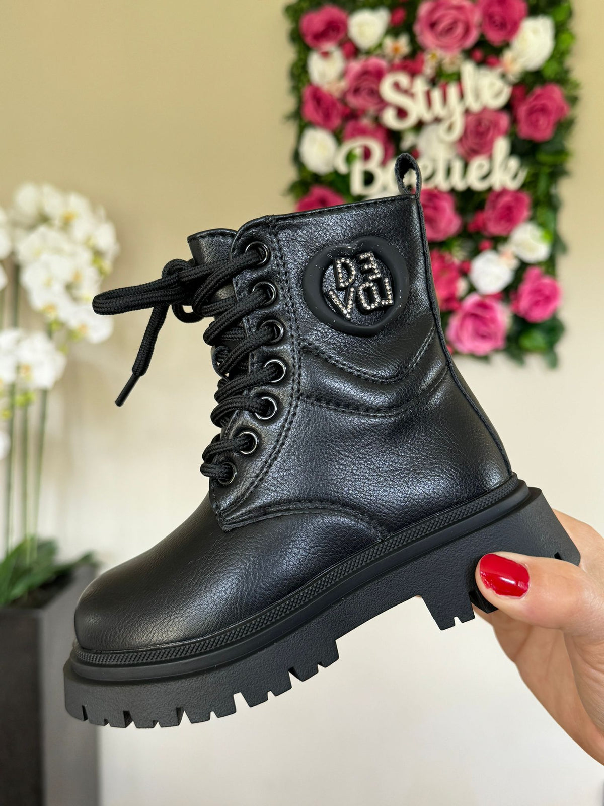 Kinderstiefel | Liebe | Schwarz