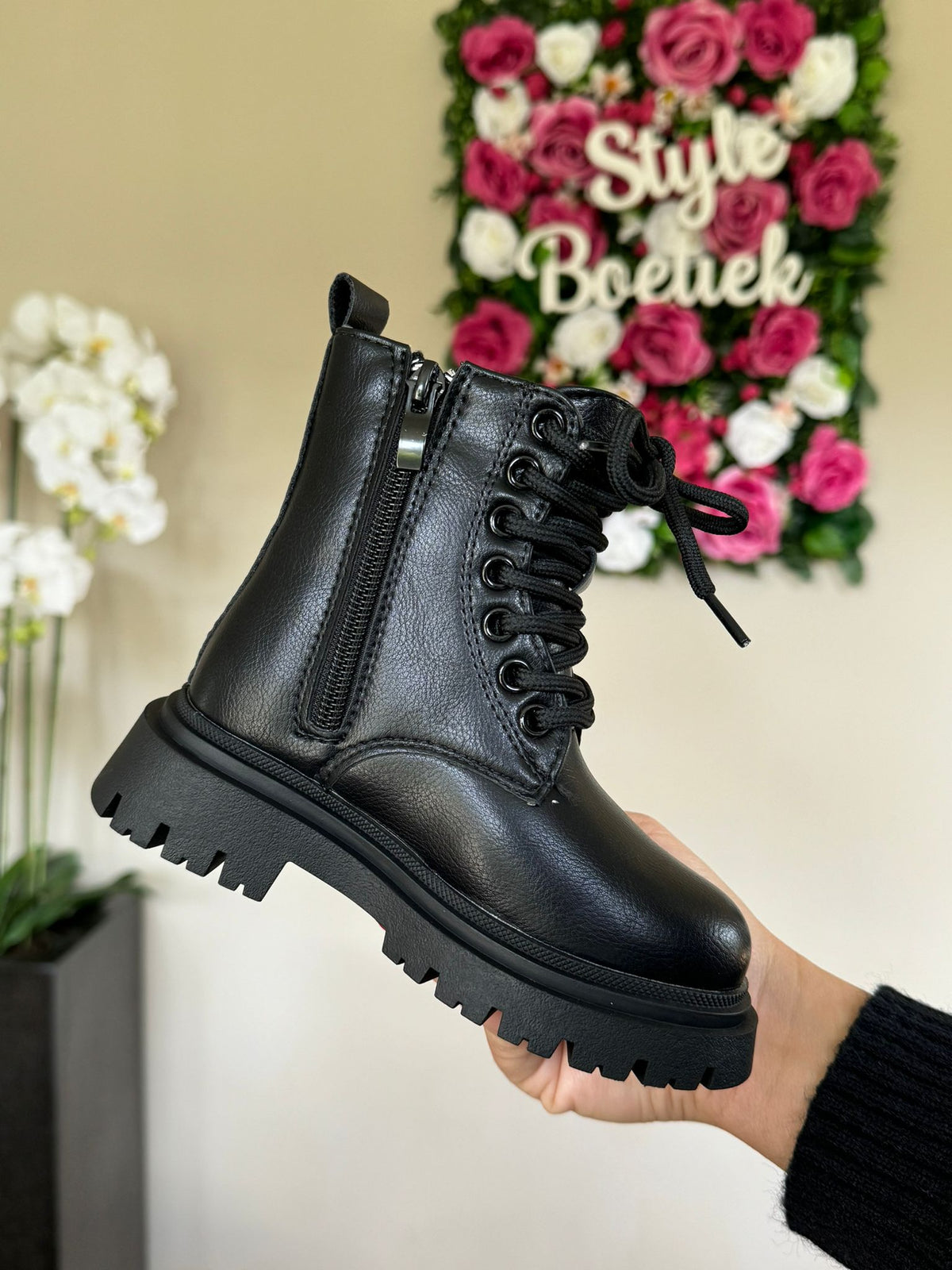 Kinderstiefel | Liebe | Schwarz