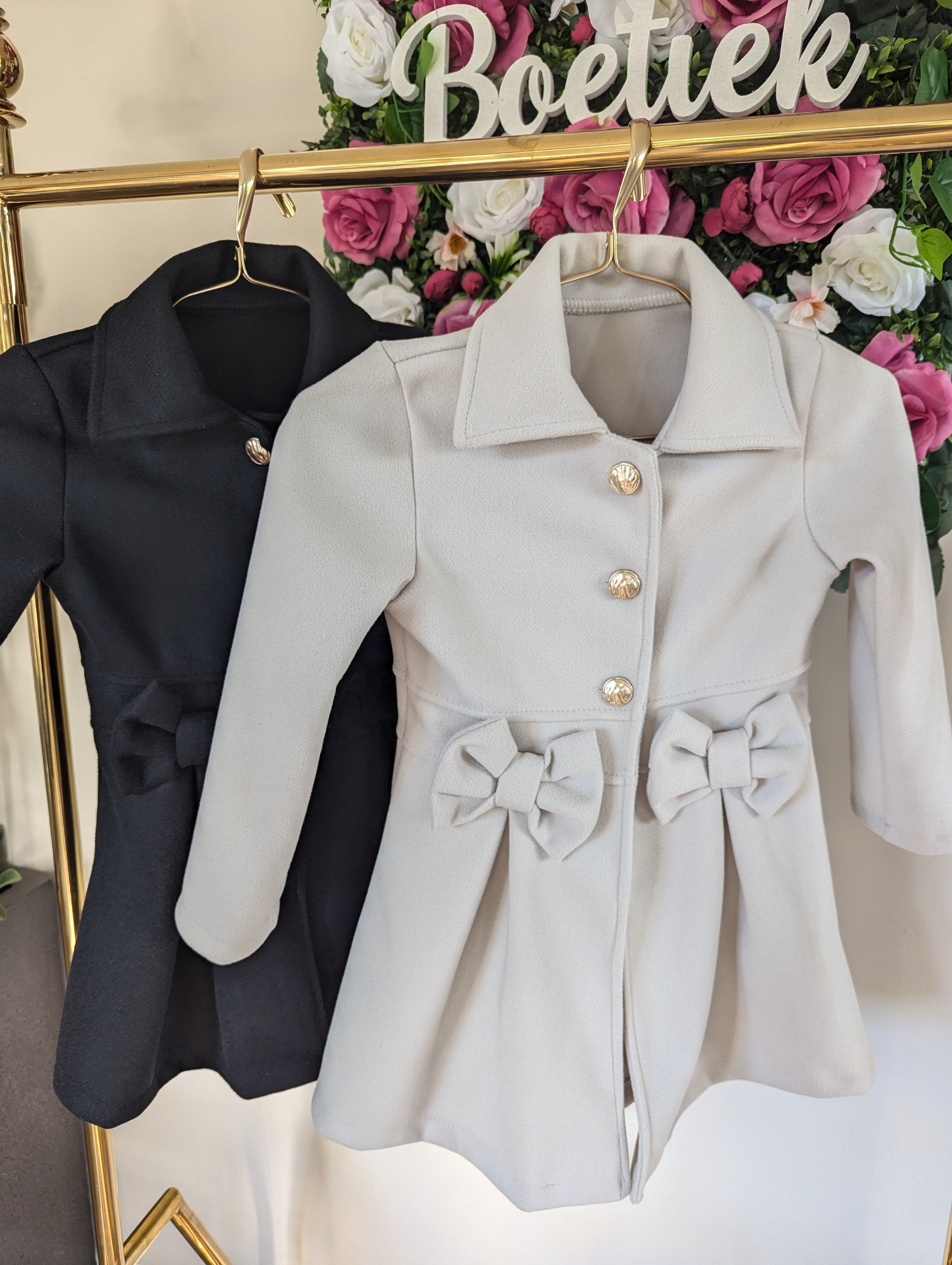 Jas | Strikje | Beige