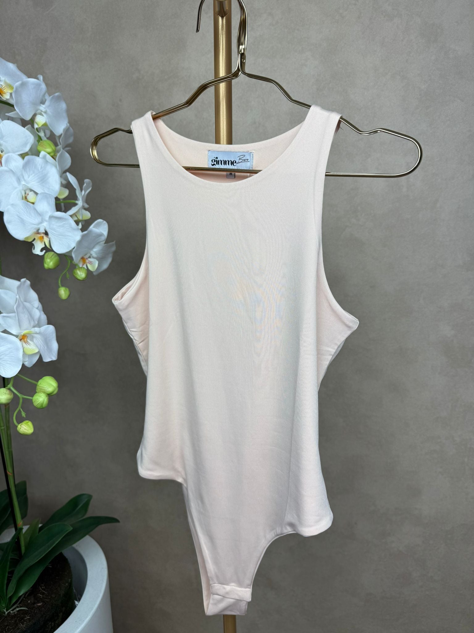 Body | Mouwloos | Beige