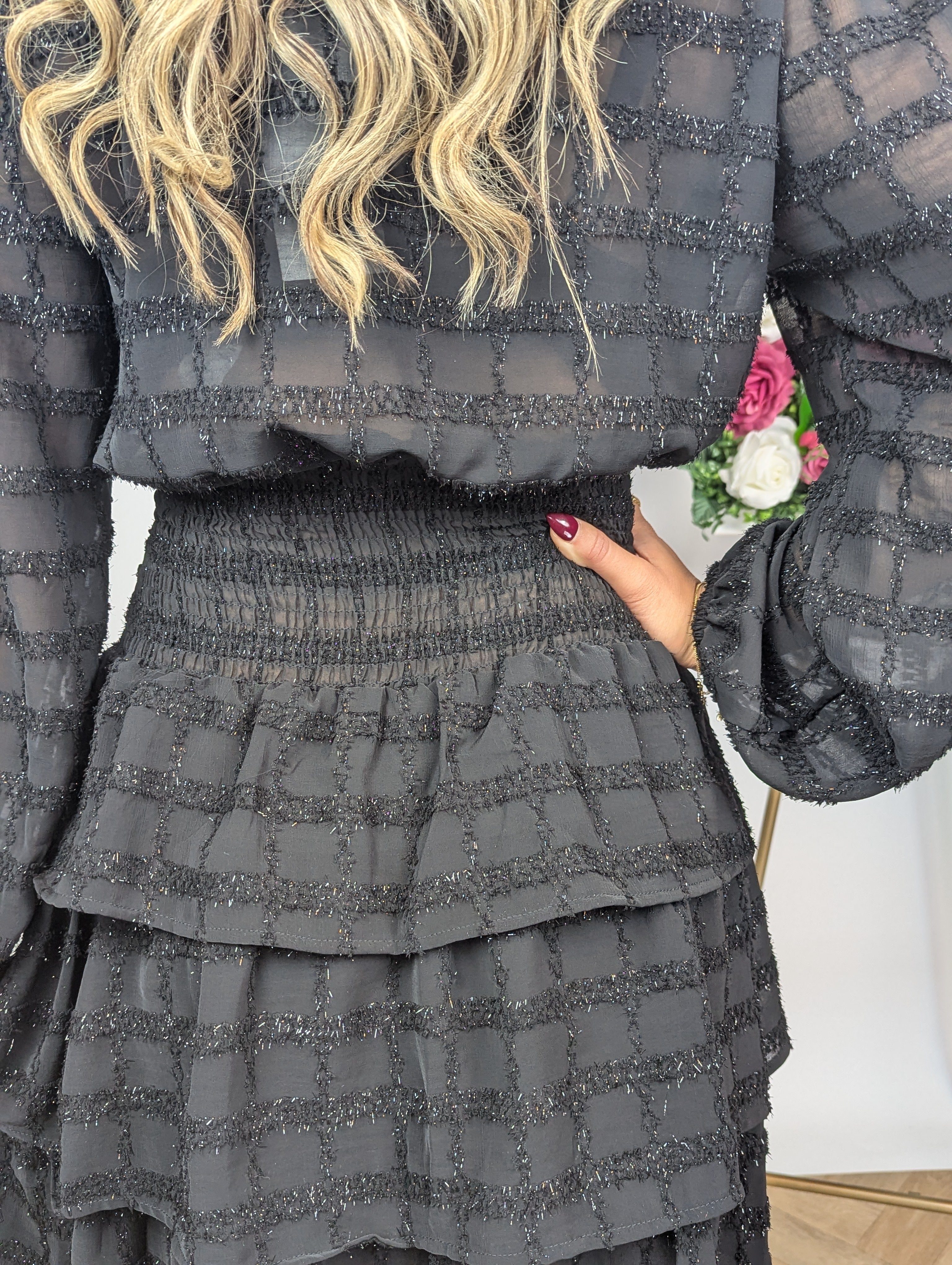 Jurkje | Fleur | Zwart