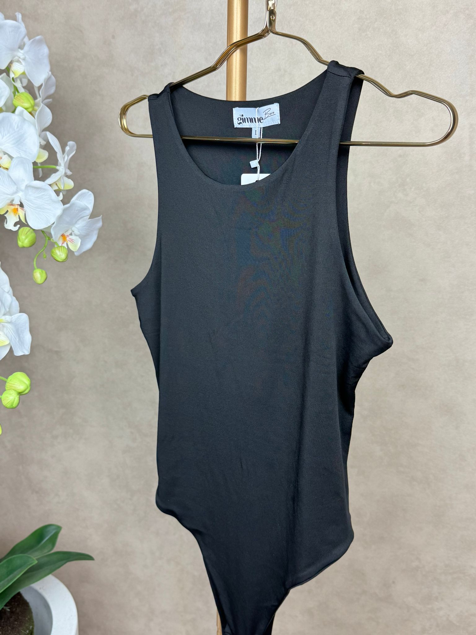 Body | Mouwloos | Zwart