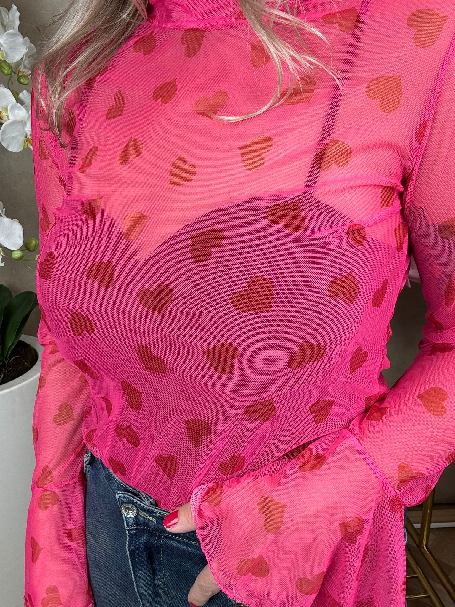 Top | Hartjes | Roze