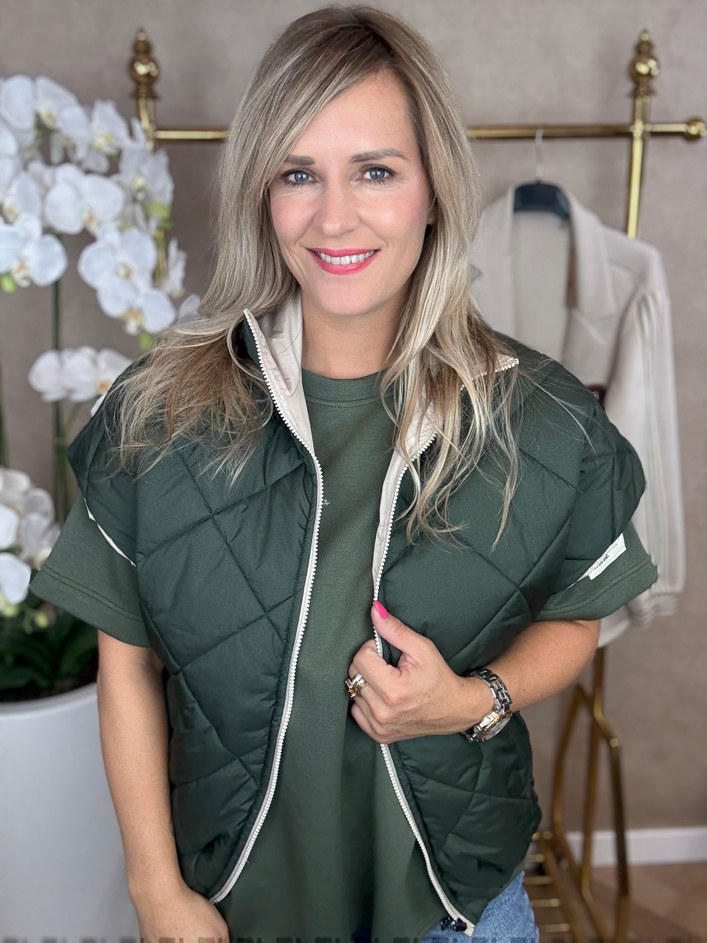 Bodywarmer | Biba | Groen