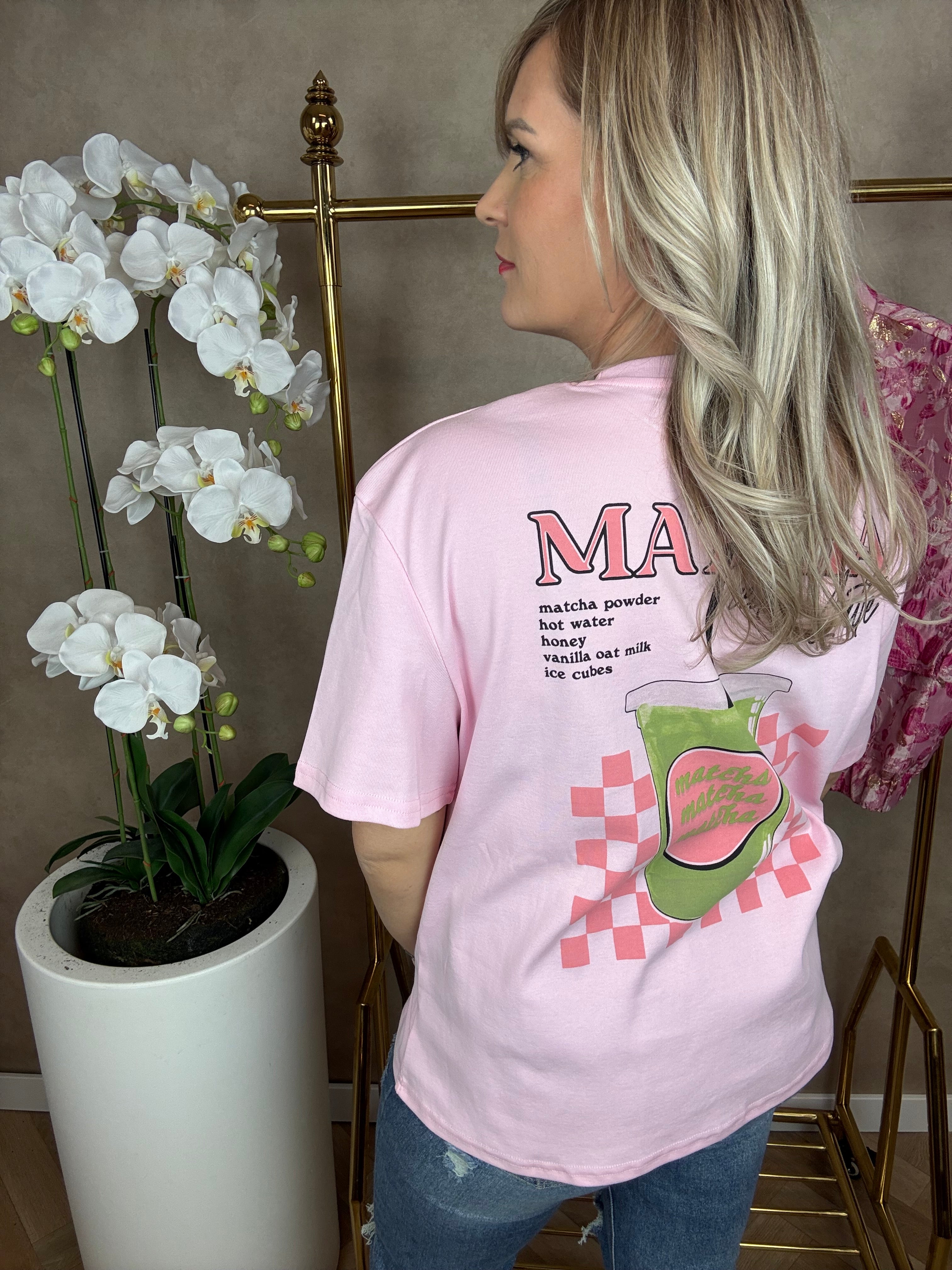 Shirt | Matcha | roze