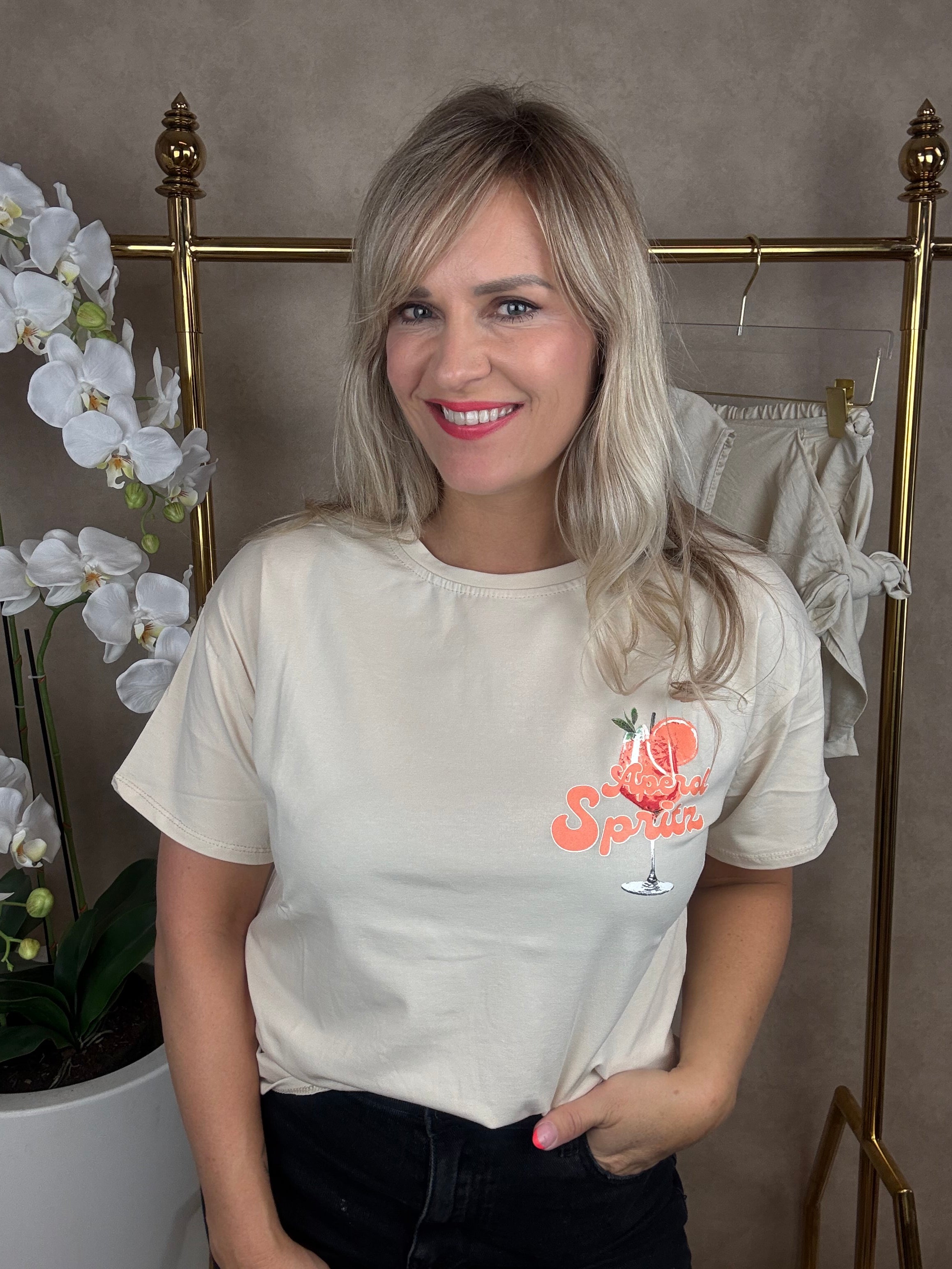Shirt | Aperol Spritz | Beige