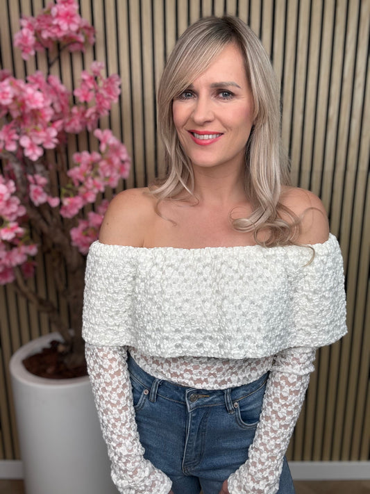 Truitje | off-shoulder | Beige