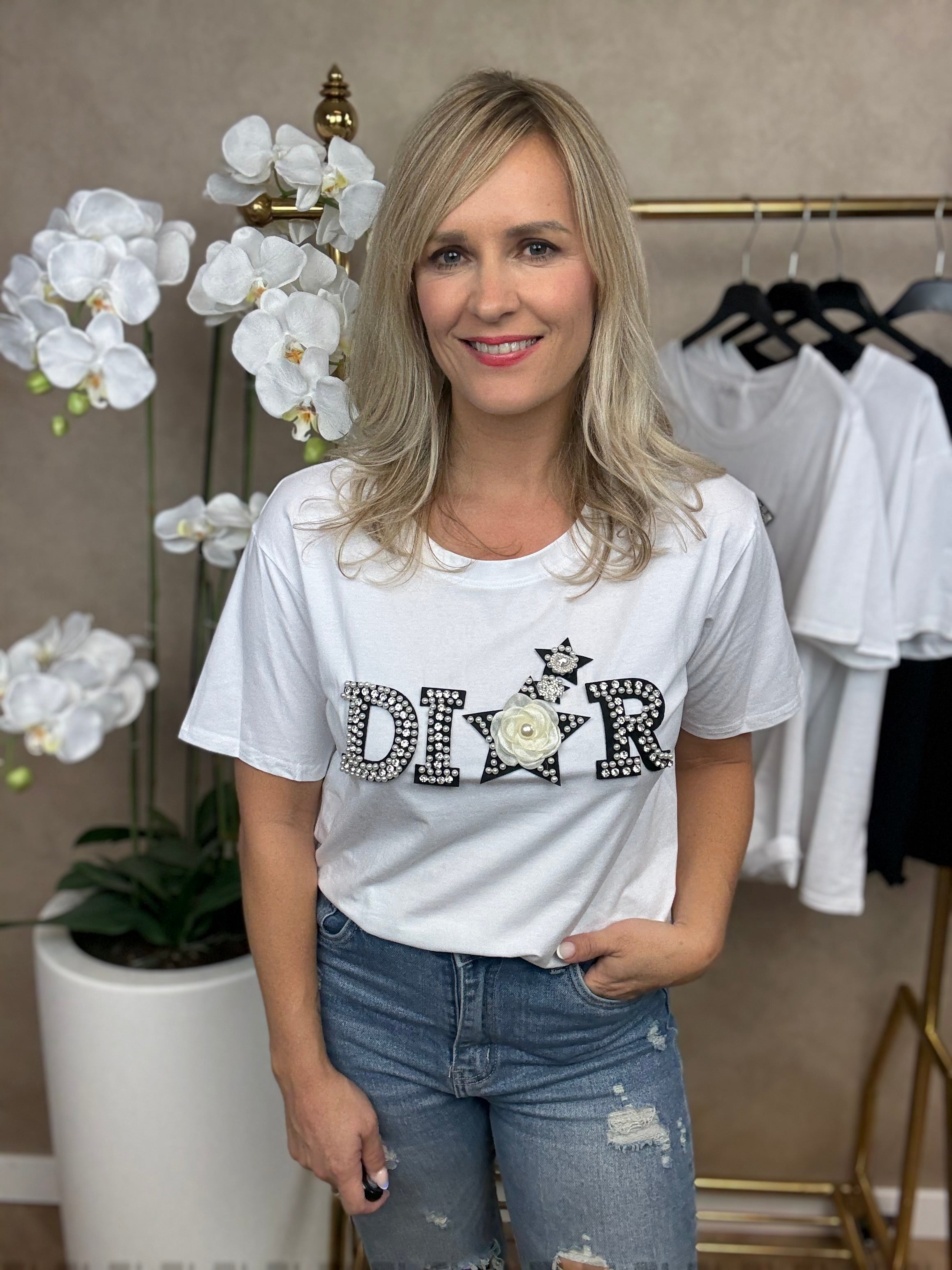 Shirt | Di★r | Wit