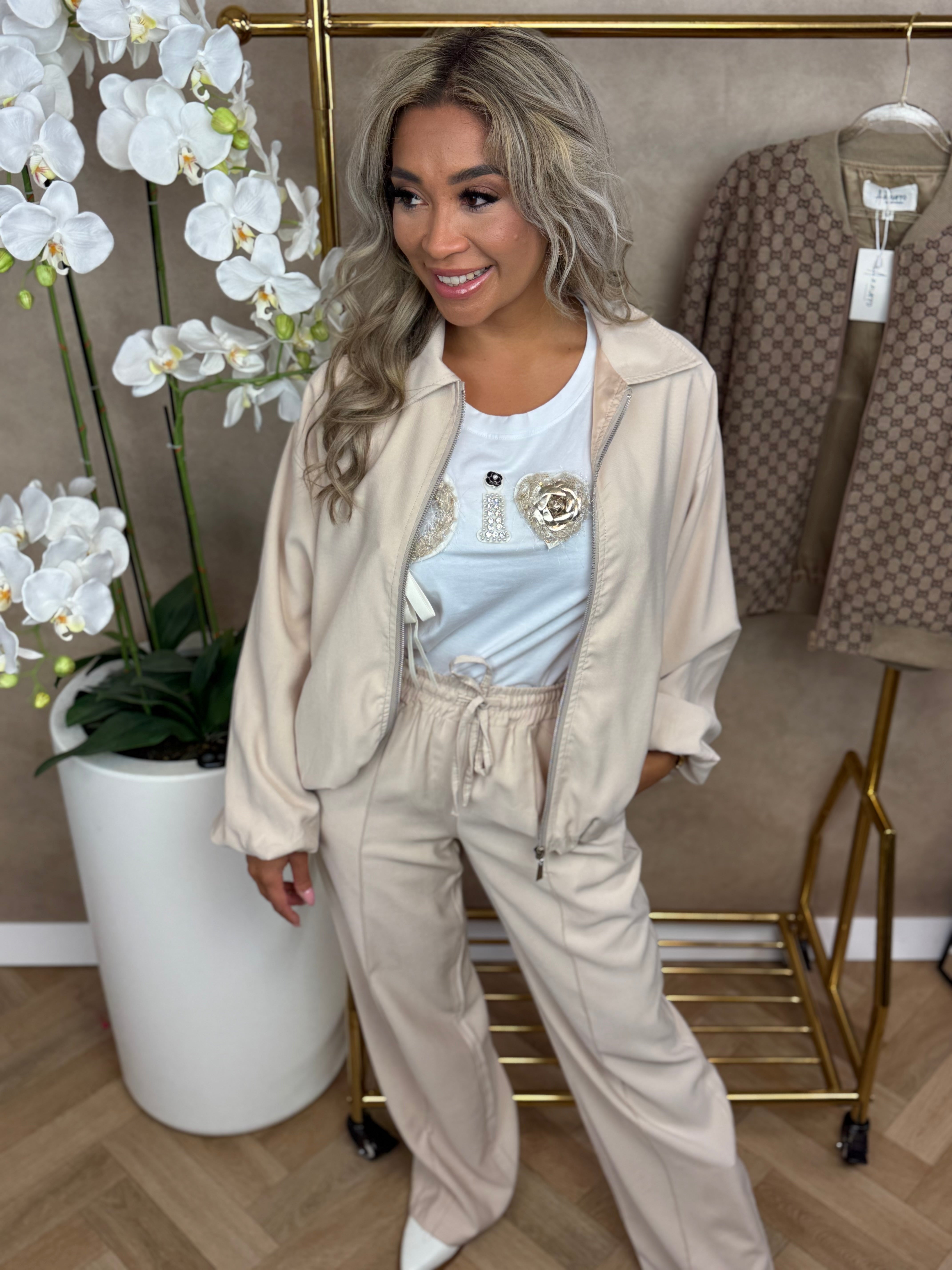 Set | Sportief Pak | Beige