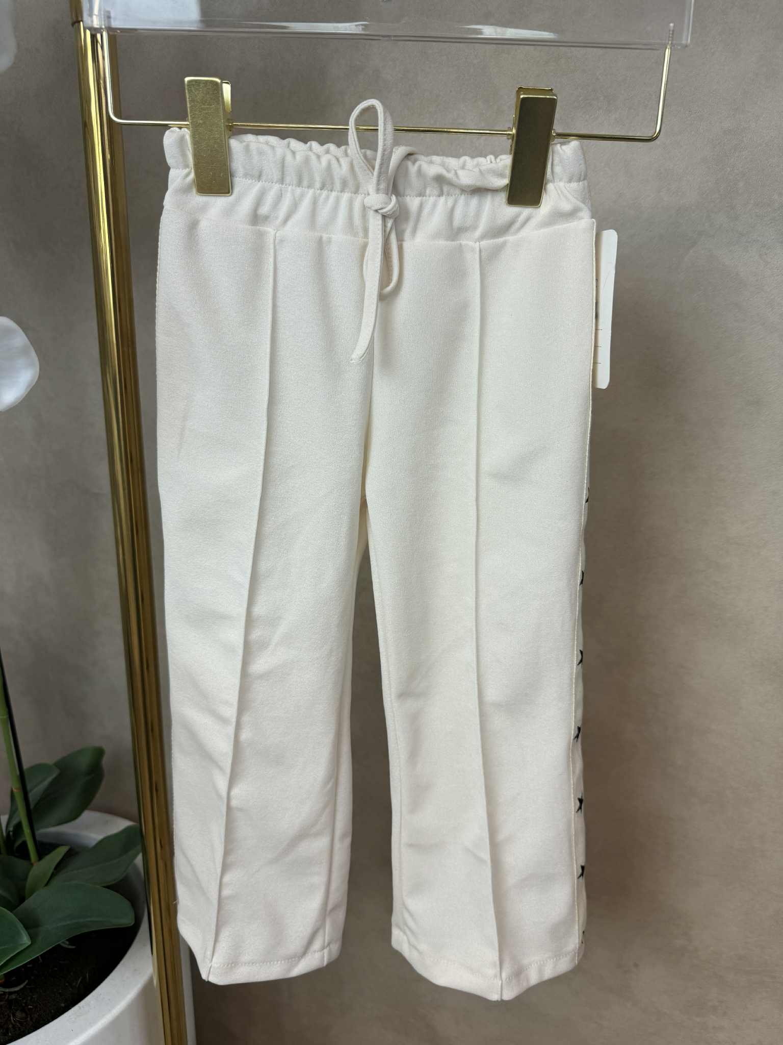 Broek | Stars | Wit