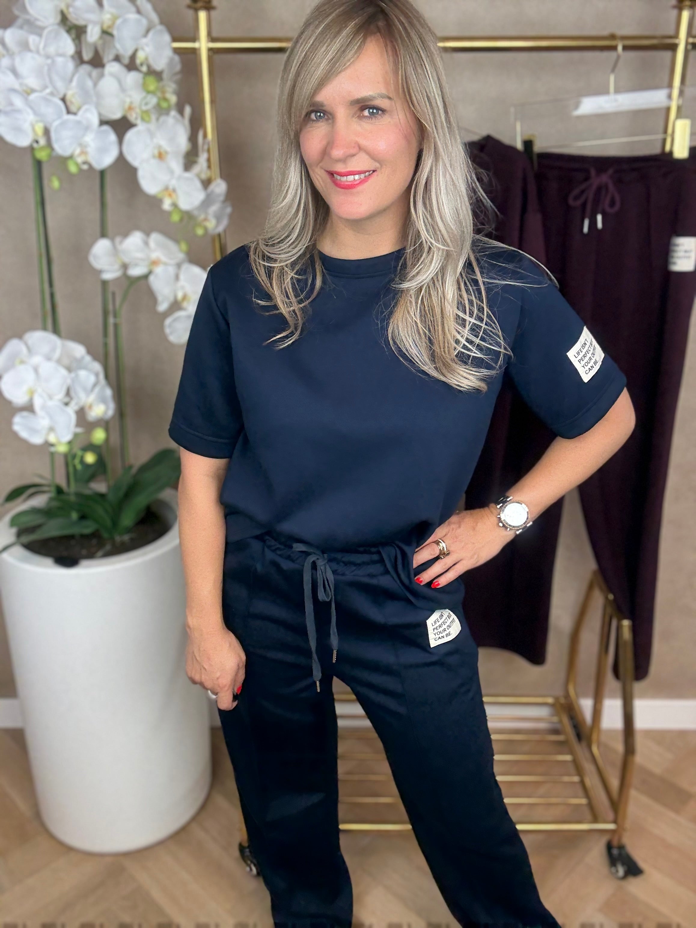 Set | Joggingpak | Donkerblauw