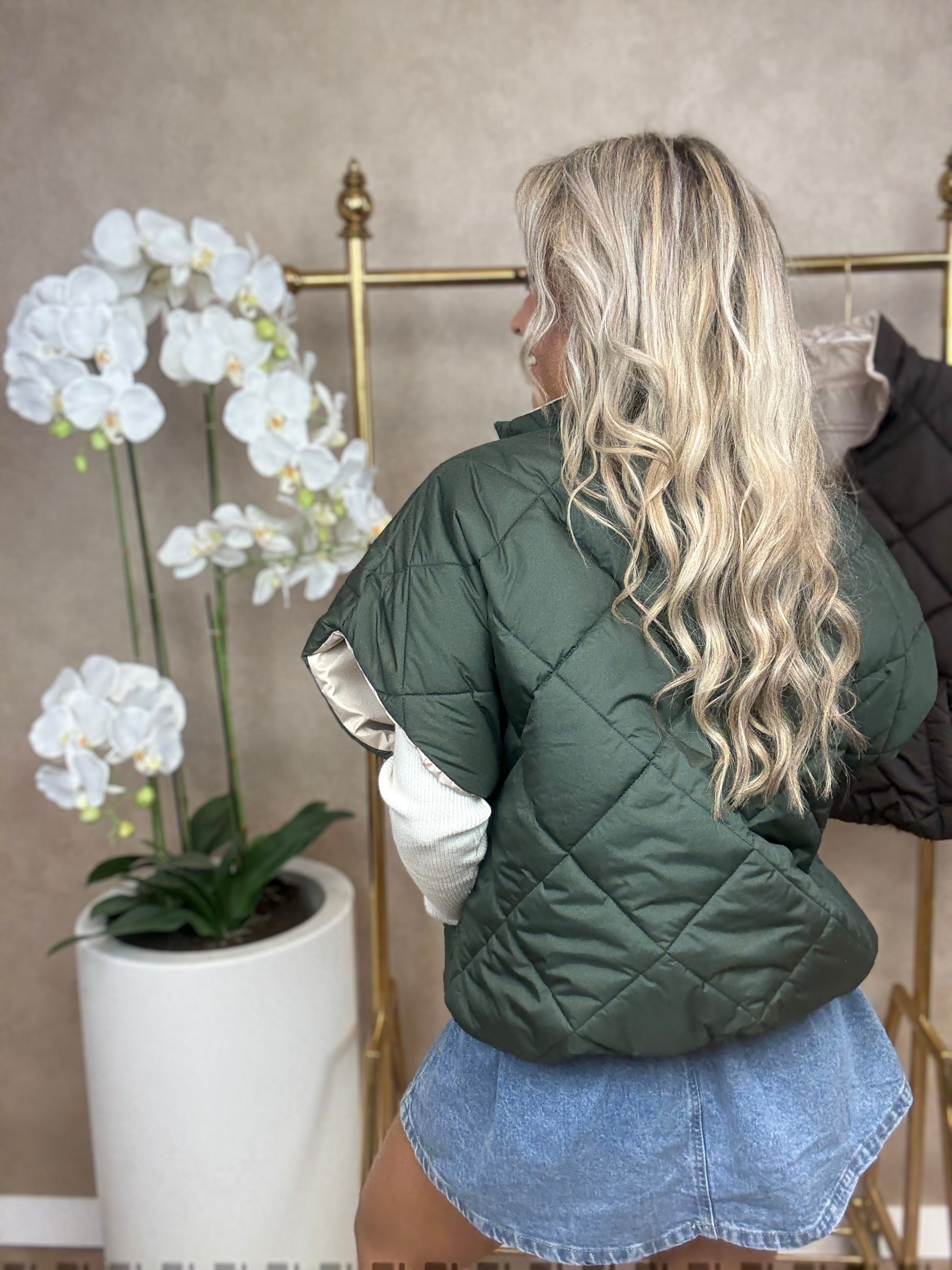 Bodywarmer | Biba | Groen