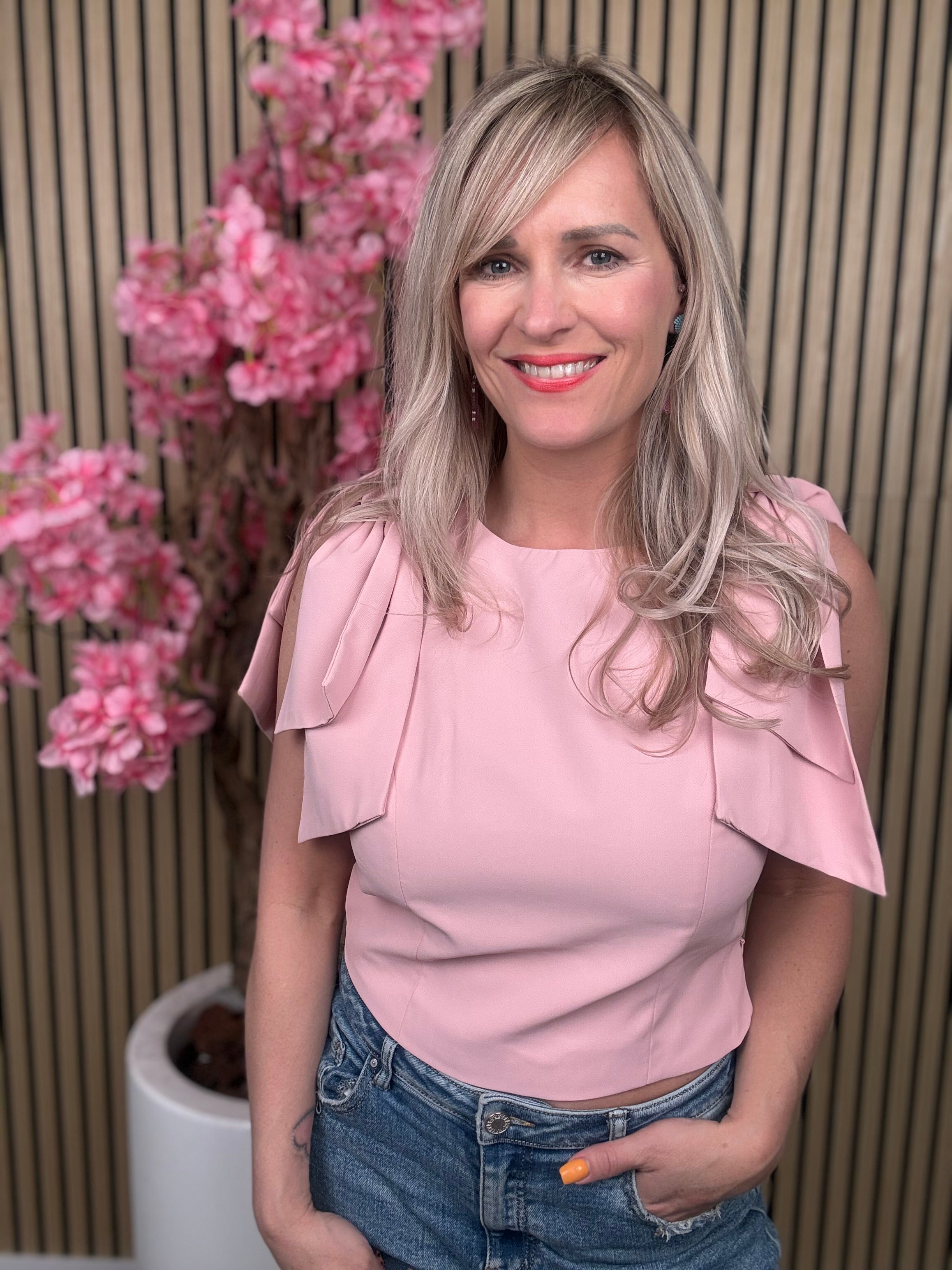 Top | Zara | Roze