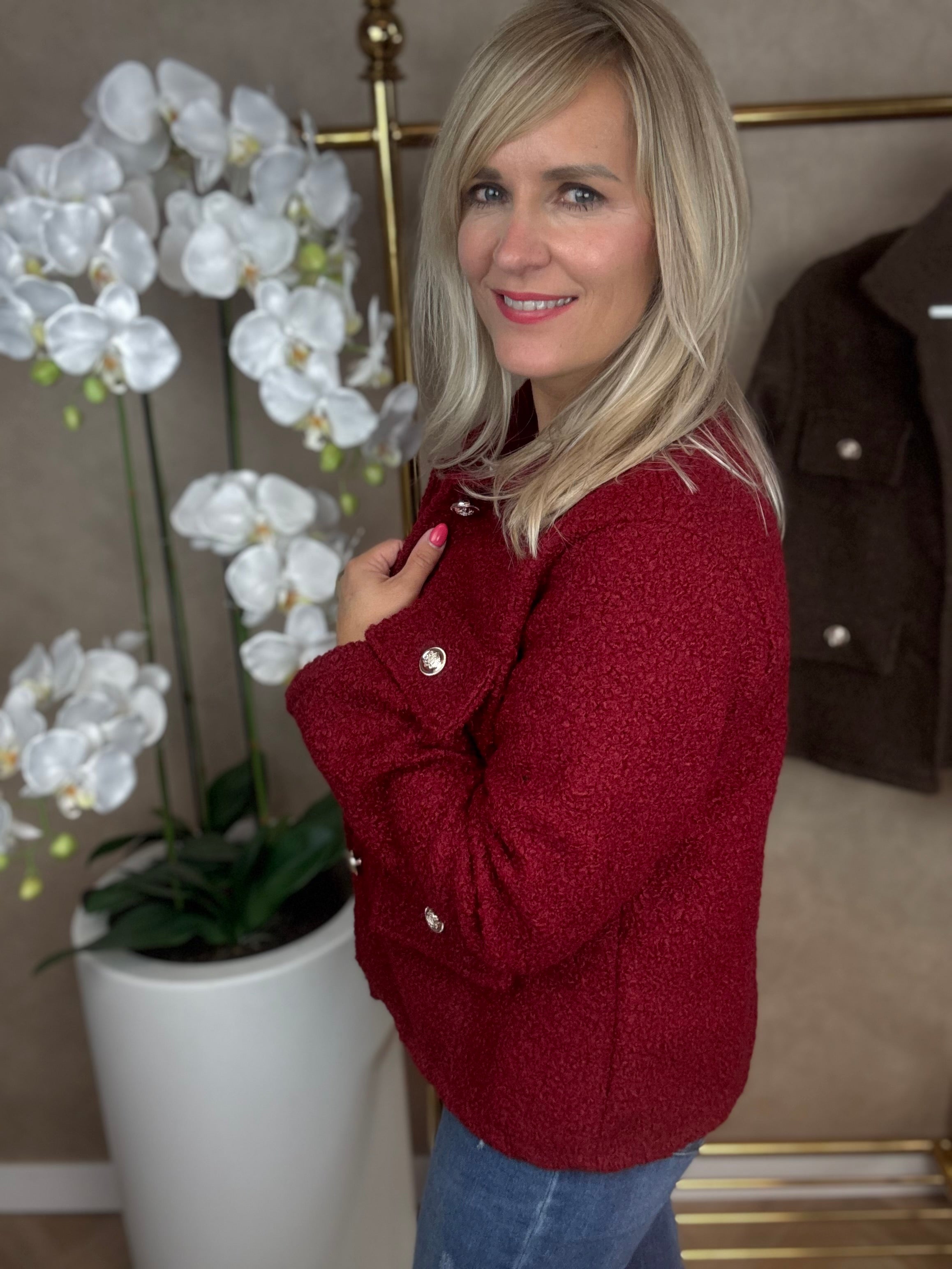 Jasje | Tess | Bordeaux rood