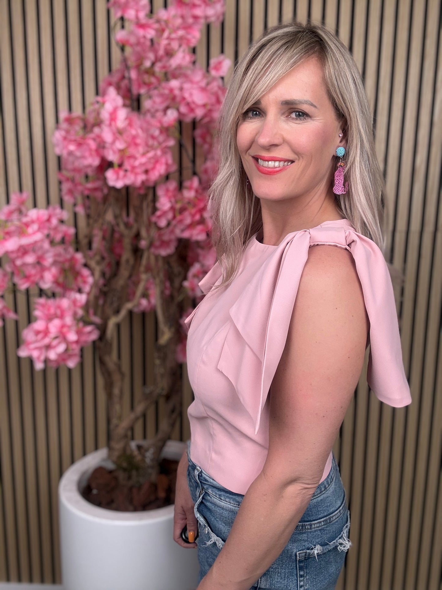 Top | Zara | Roze