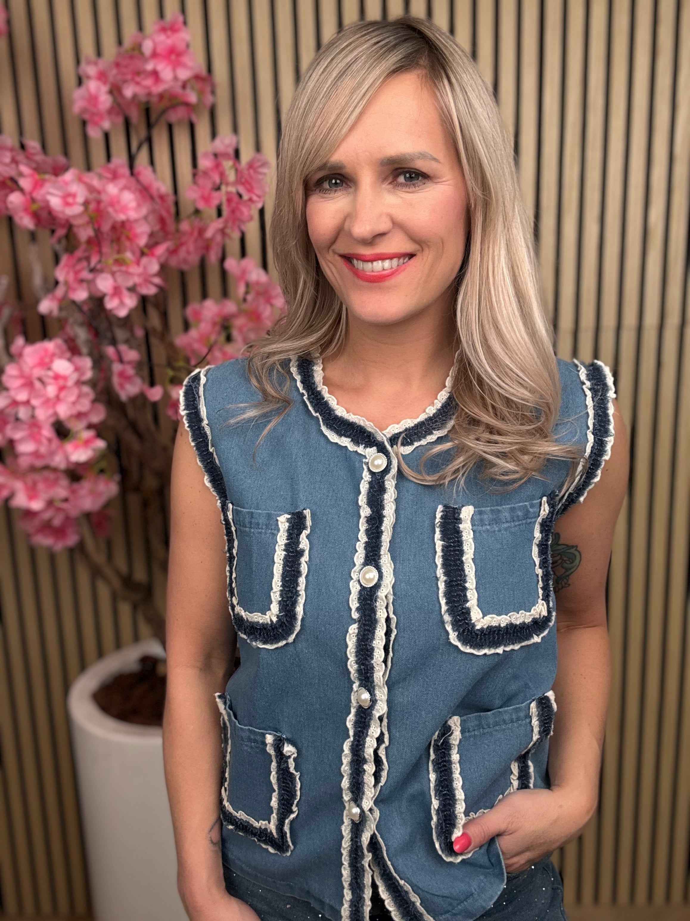 Gillet | Spijkerstof | Blauw