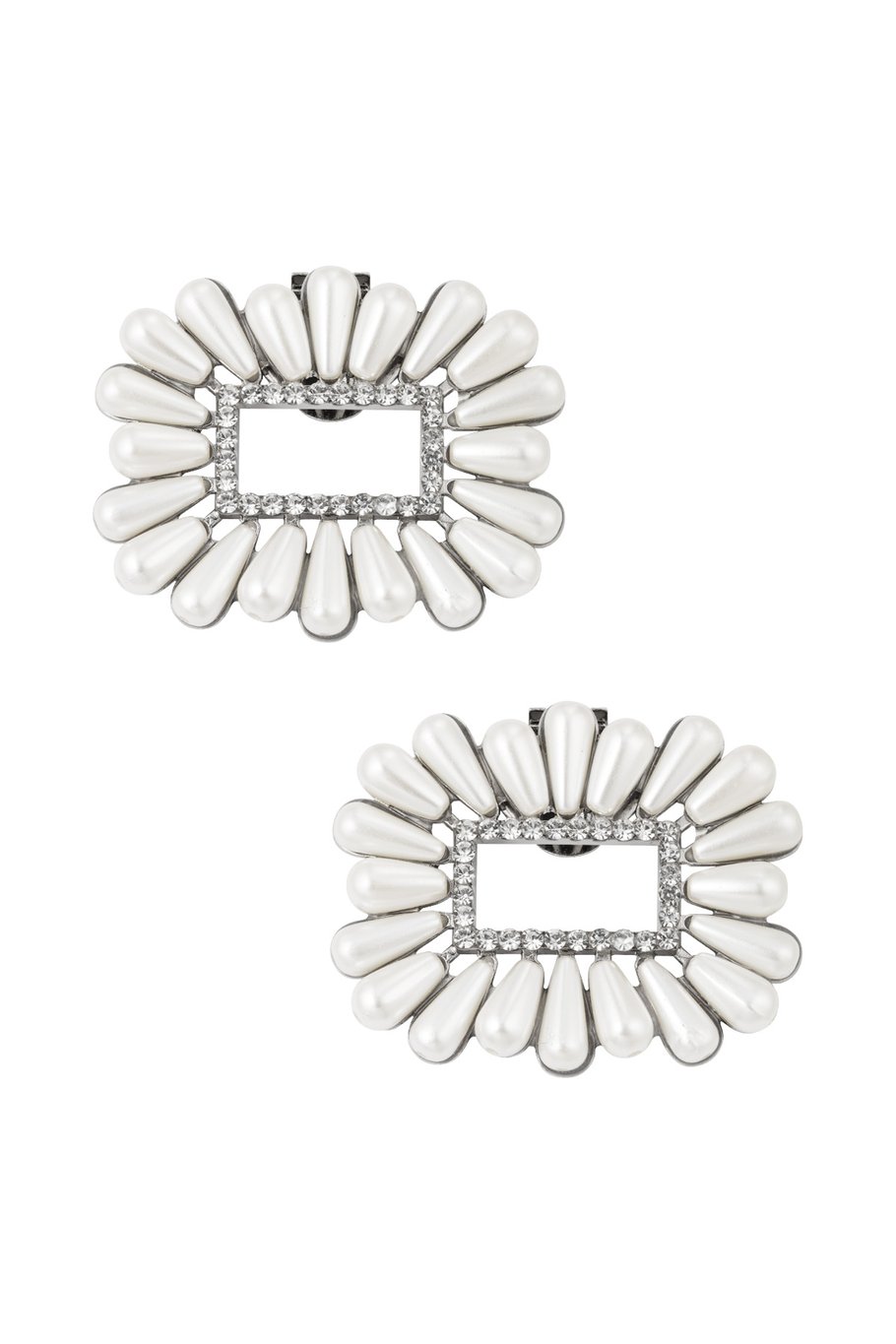 Schoenclips | Strass  | Zilver